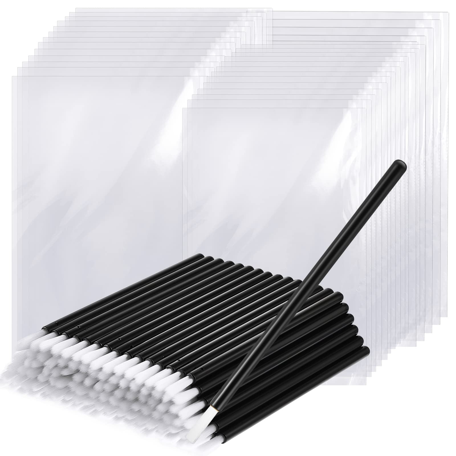 150 Pcs Disposable Mini Paint Brushes for Cookies & Cupcakes - Soft Brush Head Wands with 150 Edible Packaging Bags - Perfect for Baking, Cake Decorating & DIY Cookie Painting Parties