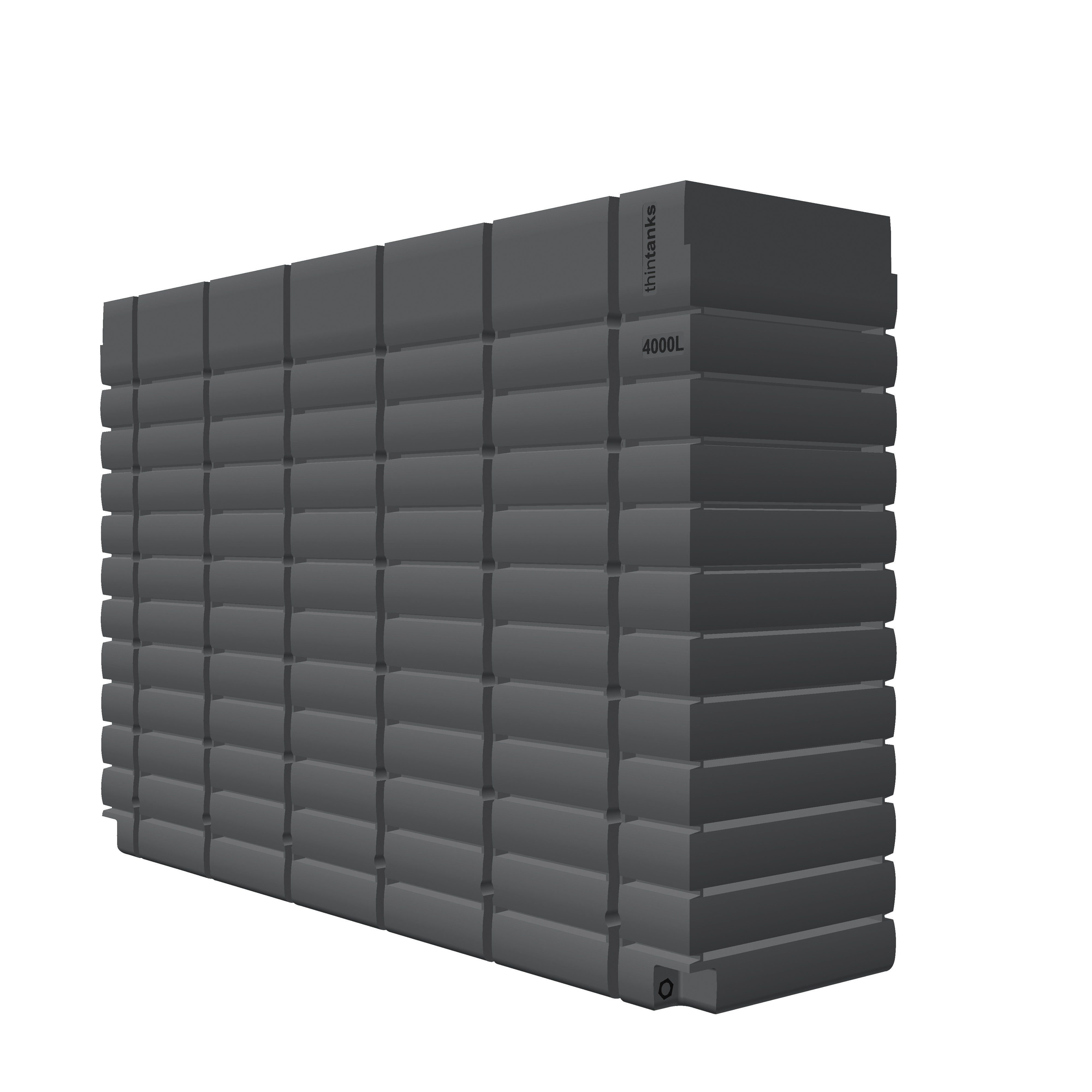 4000L Thin Water Storage Tank - Portable & Lightweight for Camping, Emergency, RV & Outdoor Use