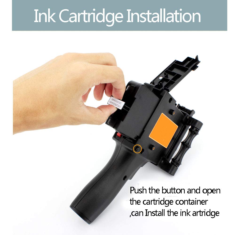 Portable Smart HD Handheld Inkjet Printer - Date Logo Coder & Labeling Machine for Cartons, Pipes, Plastics | Ideal for Packaging, Shipping & Industrial Marking