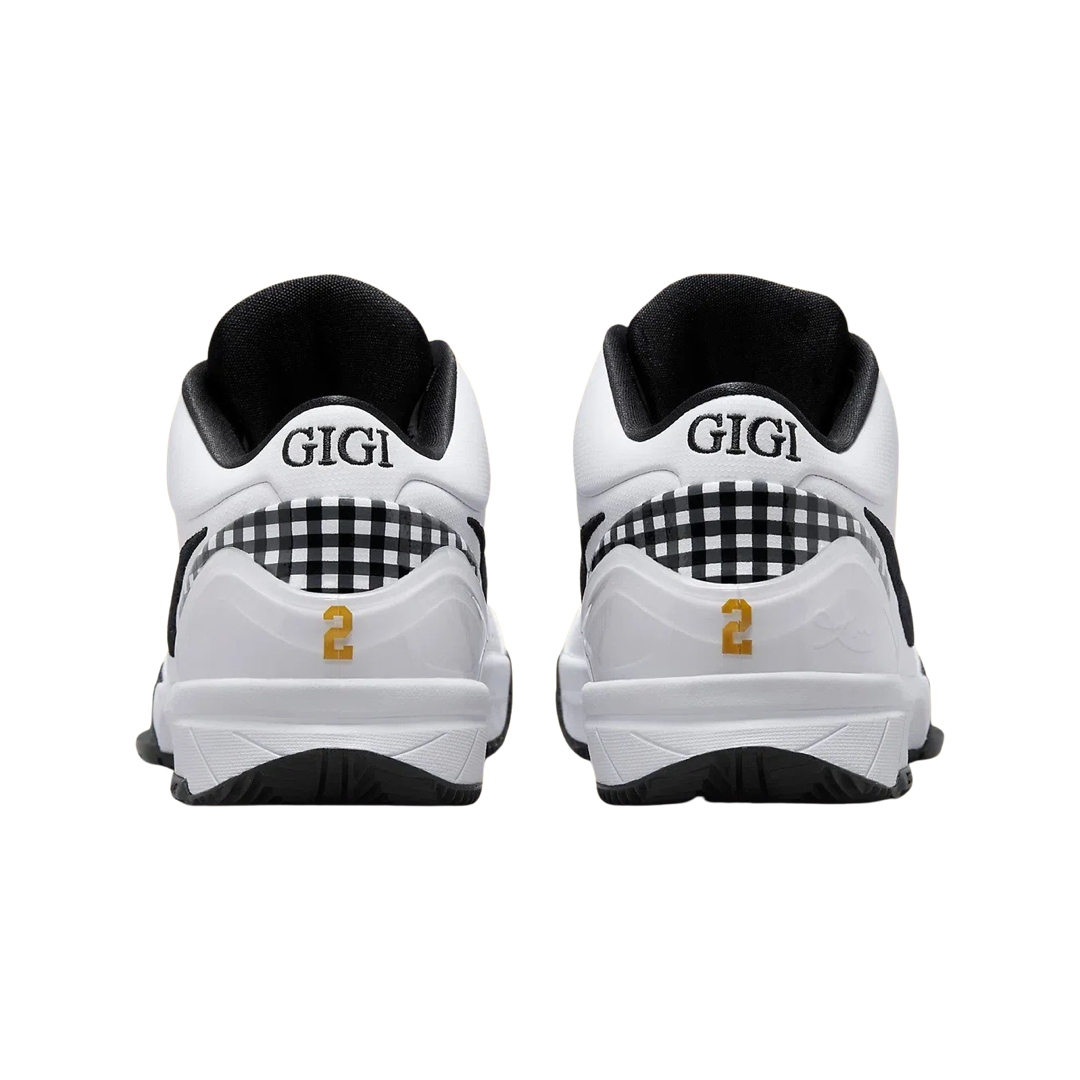 Nike Kobe 4 Protro Mambacita Basketball Shoes - White, Black, Metallic Gold & Bright Emerald - Perfect for Court Performance & Sneaker Collectors