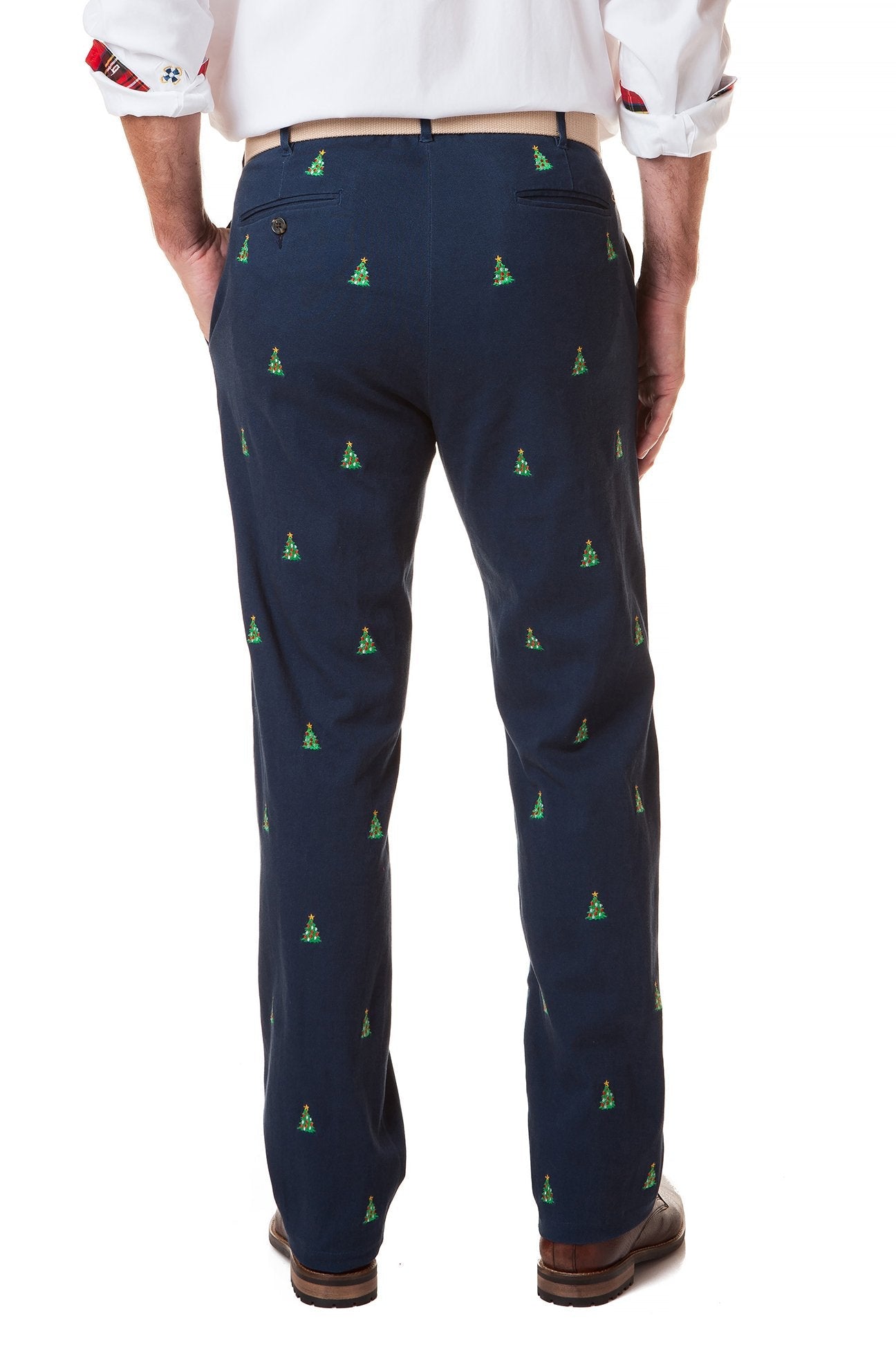 Stretch Twill Harbor Pant in Nantucket Navy - Comfortable & Stylish Men's Casual Pants for Christmas Holiday & Everyday Wear