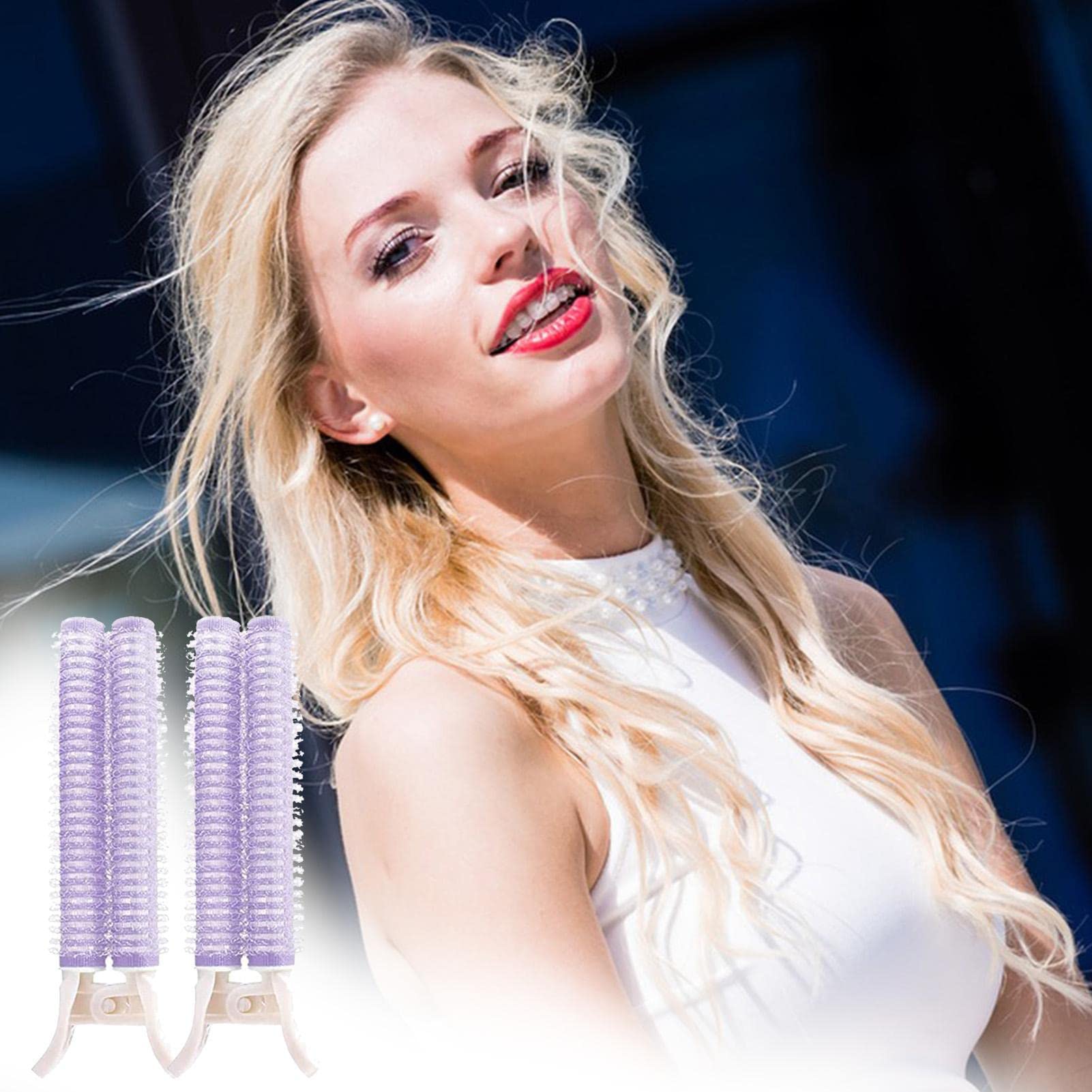 2pcs Volumizing Hair Clips for Women - Instant Lift & Self Grip Hair Root Clips - Natural Hair Volume Rollers for Styling Bangs & Updos - Perfect for Daily Use, Parties & Special Occasions