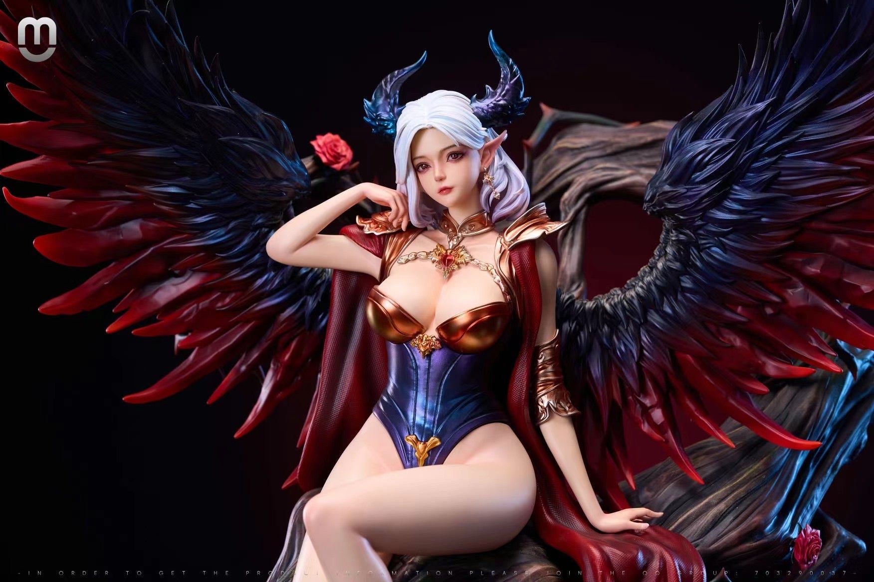 MU Studio Flame Demon Judy OC - Anime Figure Collectible for Display & Cosplay | Perfect for Anime Fans & Home Decor