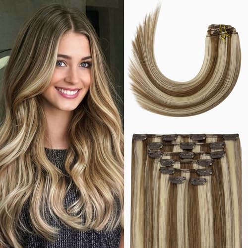 #6P613 Light Brown to Blonde Highlights