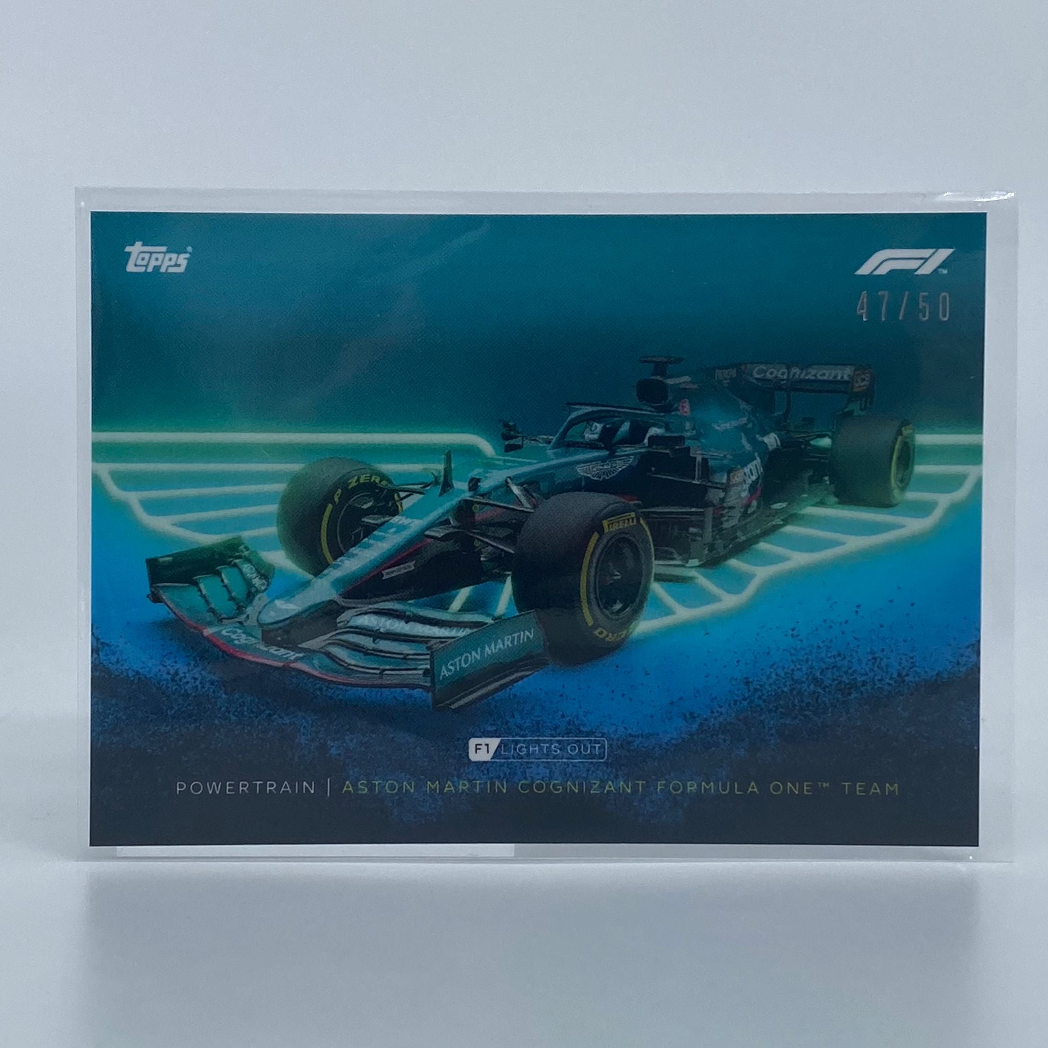 50 Aston Martin Powertrain Aqua Parallel - High Performance Car Engine Parts for Racing & Automotive Enthusiasts - Perfect for Vehicle Upgrades & Motorsport Applications