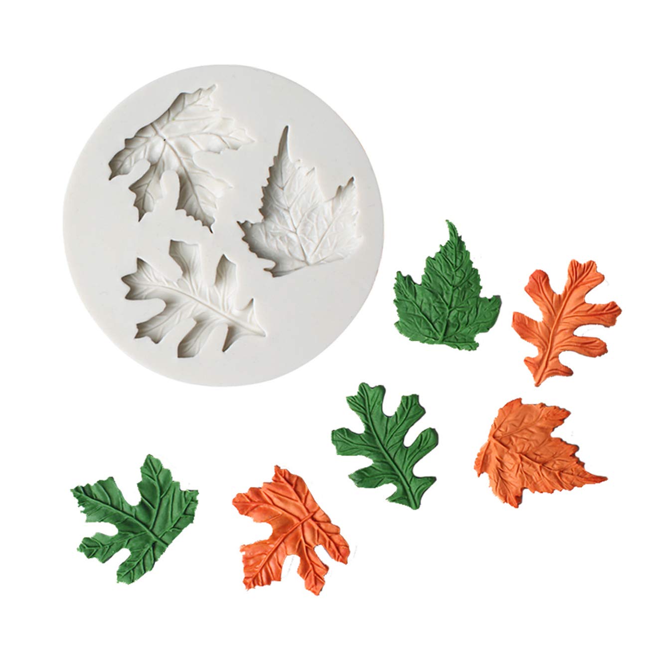 Premium Maple Leaf Silicone Mold for Cupcake, Chocolate, Fondant, Soap, Candy & Clay - Reusable Baking Decorating Tool for DIY Crafts, Party Treats & Holiday Desserts