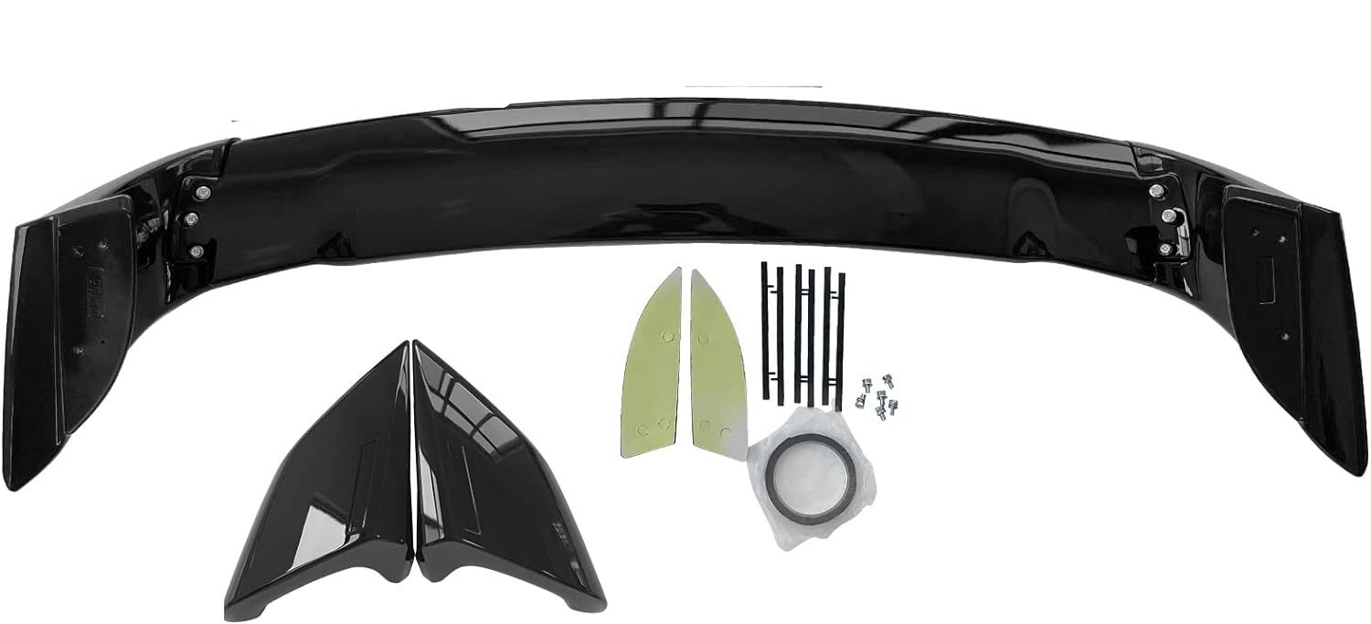 2014-2018 Toyota Corolla Sedan 4DR Mugen Style Rear Spoiler Wing - Unpainted or Glossy Black Paint Option | Enhance Style & Aerodynamics for Your Corolla