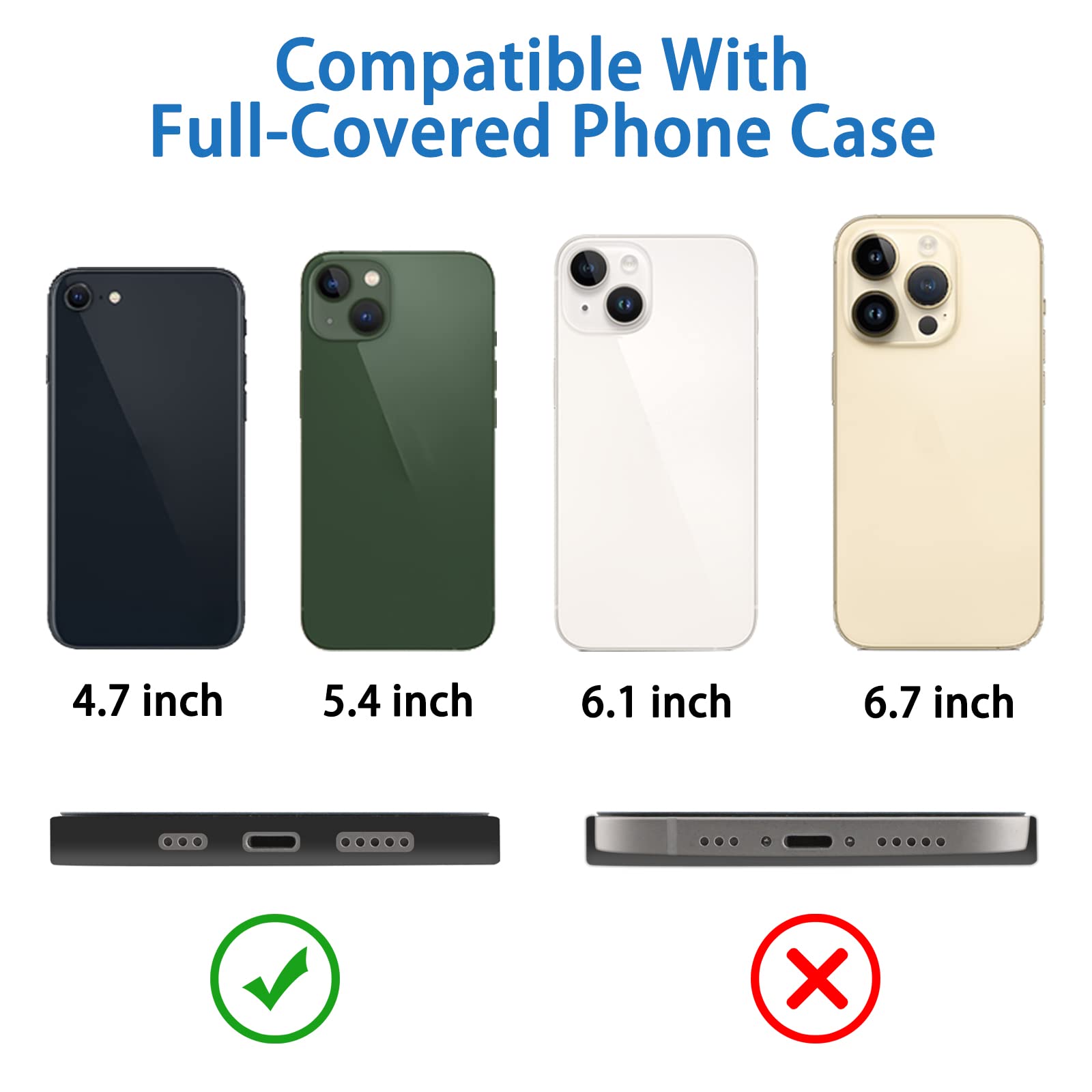 Universal Phone Lanyard Patch - 10pcs Adhesive-Free Tether Tabs for Phone Straps (Transparent) - Secure Your Phone While Outdoors