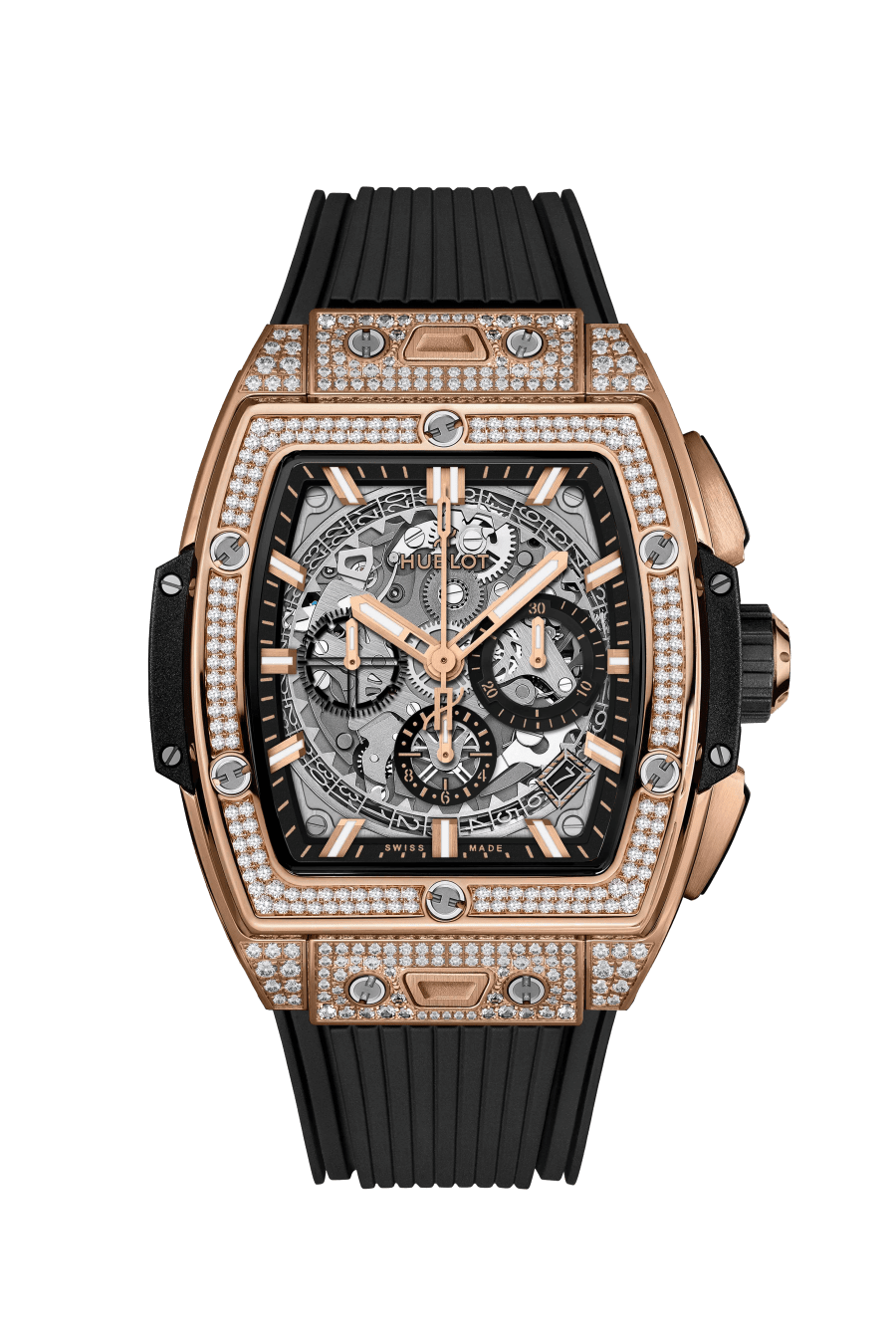 Hublot Spirit of Big Bang Chronograph 18K King Gold Diamond Men's Luxury Watch - Perfect for Business Meetings, Special Occasions & Collector's Display