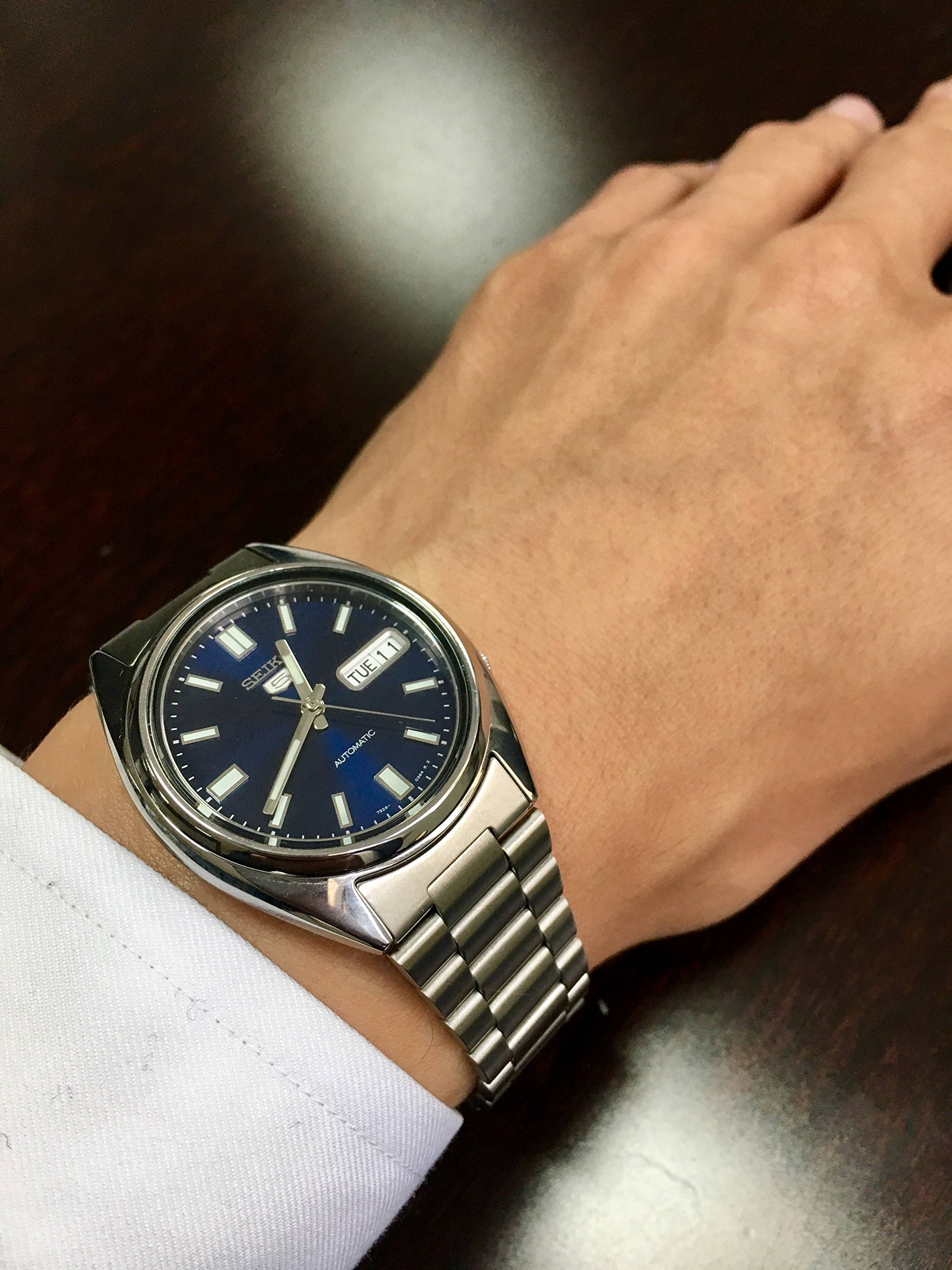 Seiko SNXS79 Automatic Watch for Men - Stainless Steel Strap | Office & Casual Wear