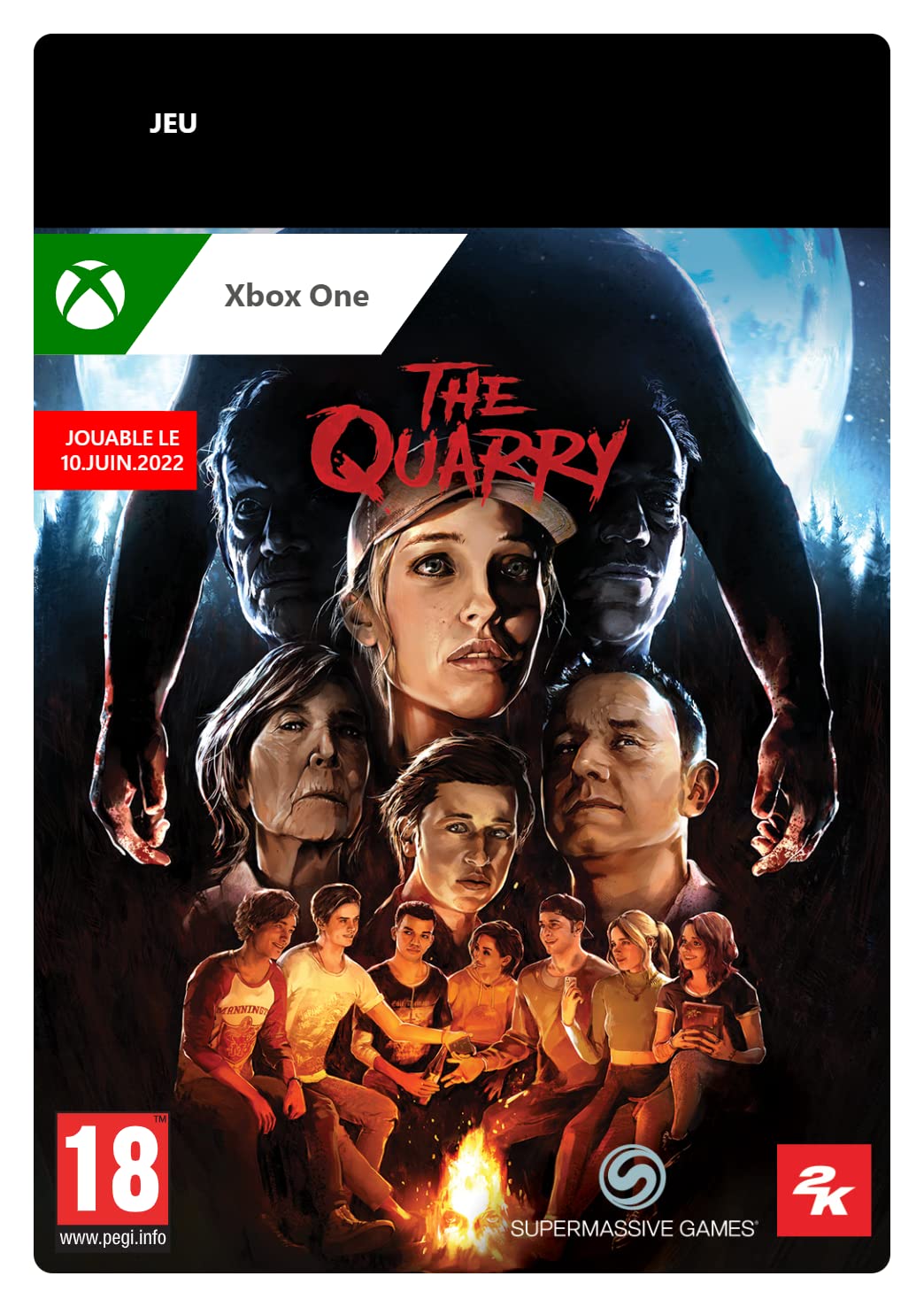 The Quarry - Standard Edition | Xbox One Digital Download Code - Horror Survival Game for Thrilling Adventures & Scary Nights