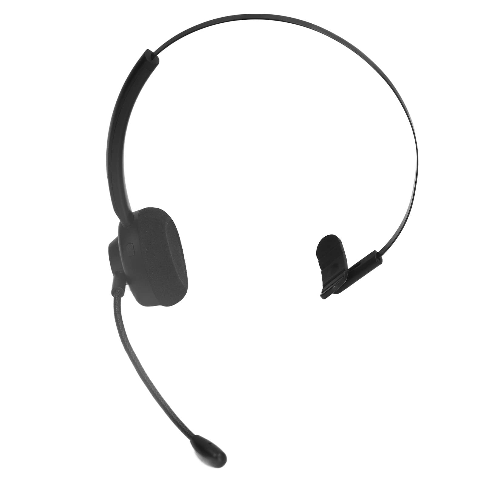 Durable Single Ear Call Center Headset with 200H Standby Time & Adjustable High Sensitivity - Perfect for Online Classes, Customer Service & Remote Work
