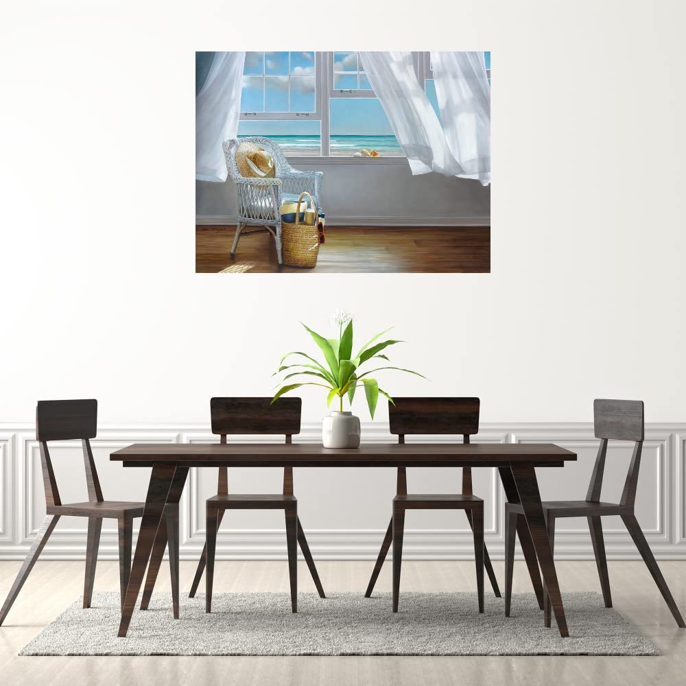 Karen Hollingsworth Fine Art Canvas Wall Decor - Sense Memory Painting for Living Room, Bedroom, Office & More - Ready to Hang 56x42 Inches - Perfect for Home, Office & Commercial Spaces