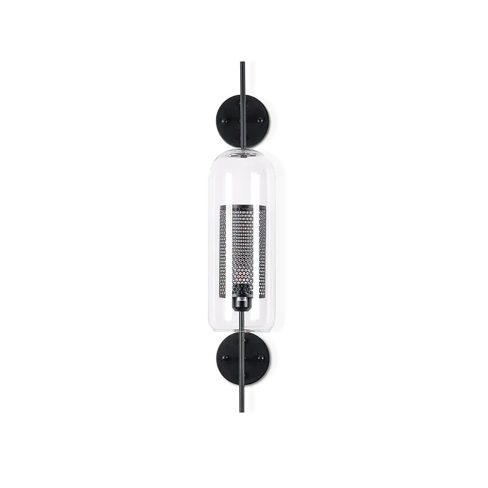 Chiswick Glass Wall Lamp - Modern LED Sconce Light for Living Room, Bedroom, and Hallway - Elegant Home Decor Lighting Fixture