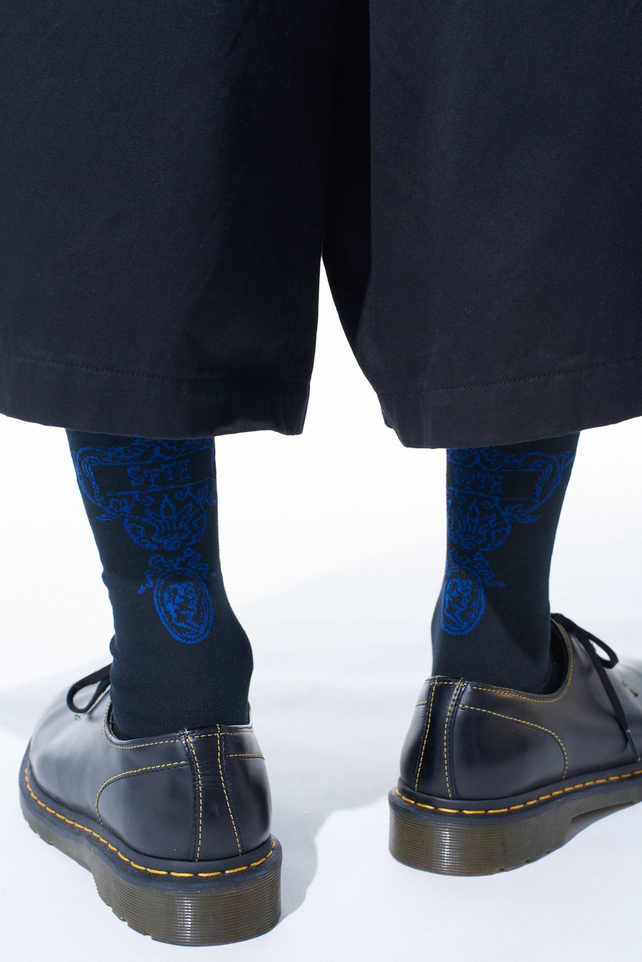 Baroque Pattern Cotton Plain Stitch Socks - Comfortable & Stylish for Casual Wear, Office & Special Occasions
