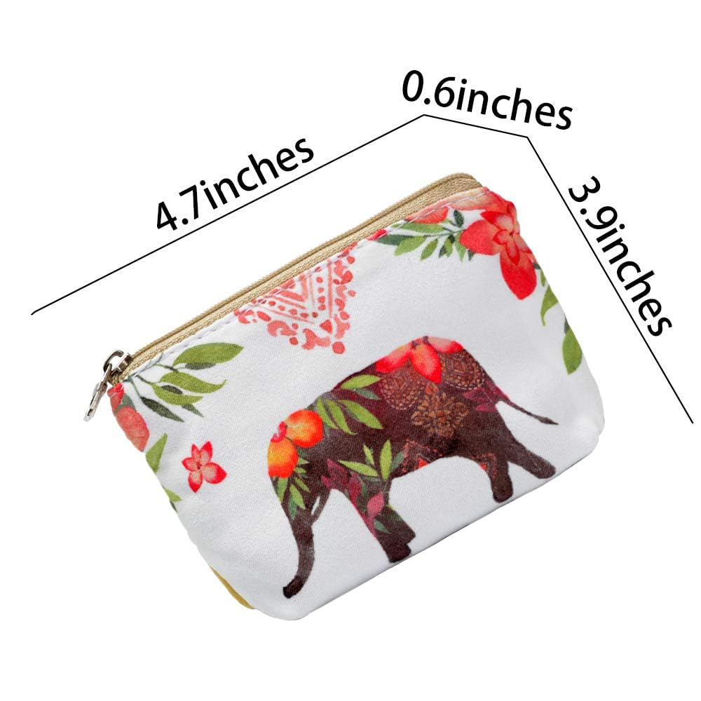 Women's & Girls' Stylish Coin Purse Wallet - Small Change Pouch Key Holder for Everyday Use, Travel & Shopping