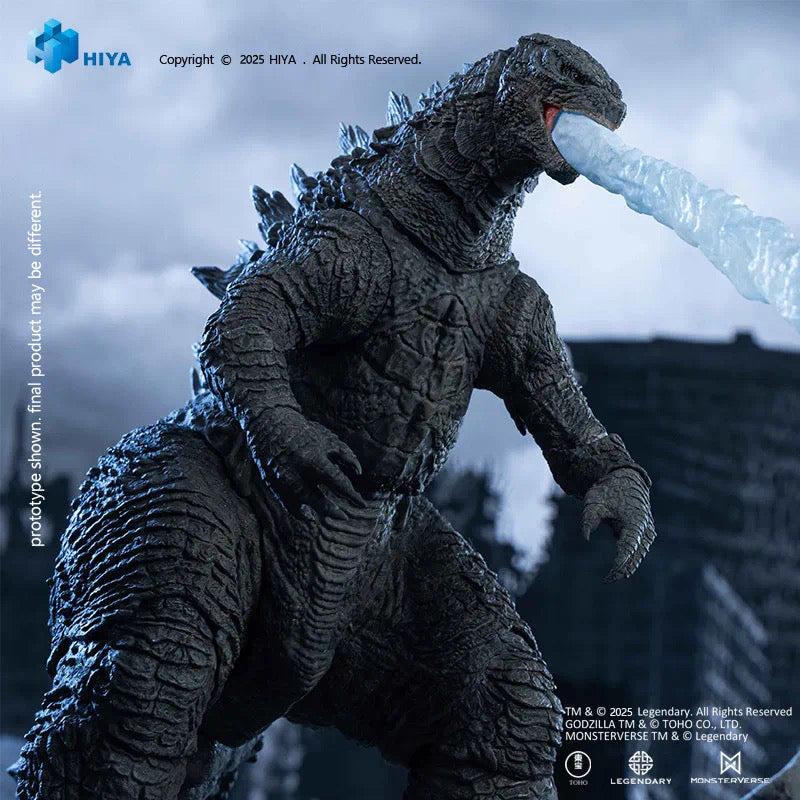 HIYA 7-inch 18cm Godzilla 2014 Translucent Version Action Figure - Exquisite Collectible for Movie Fans & Display