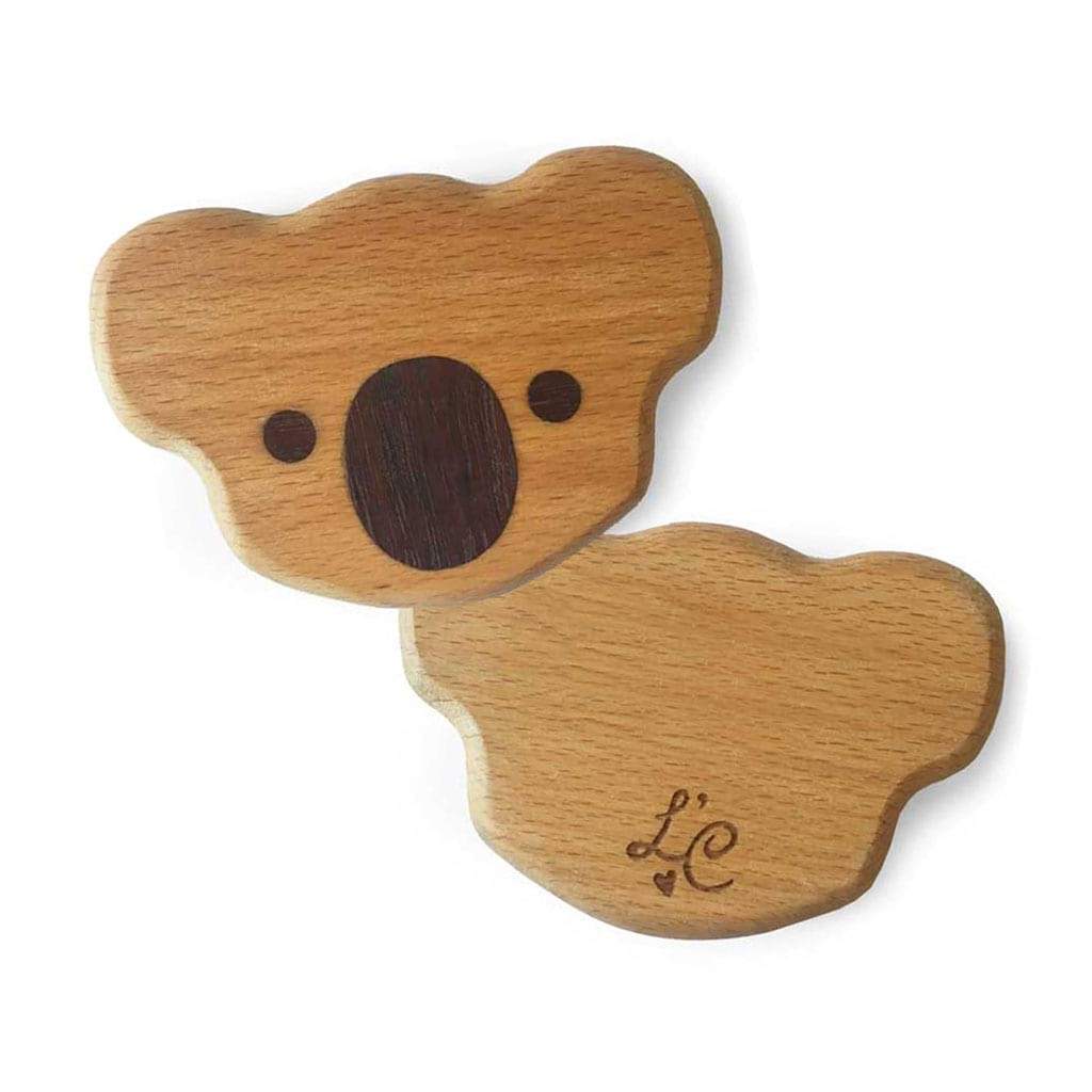 Organic Wooden Baby Rattle - Natural Teething Toy for Infants & Toddlers | Safe Non-Toxic Wooden Toy for Newborns | Perfect for Early Learning, Sensory Play and Soothing Teething Pain