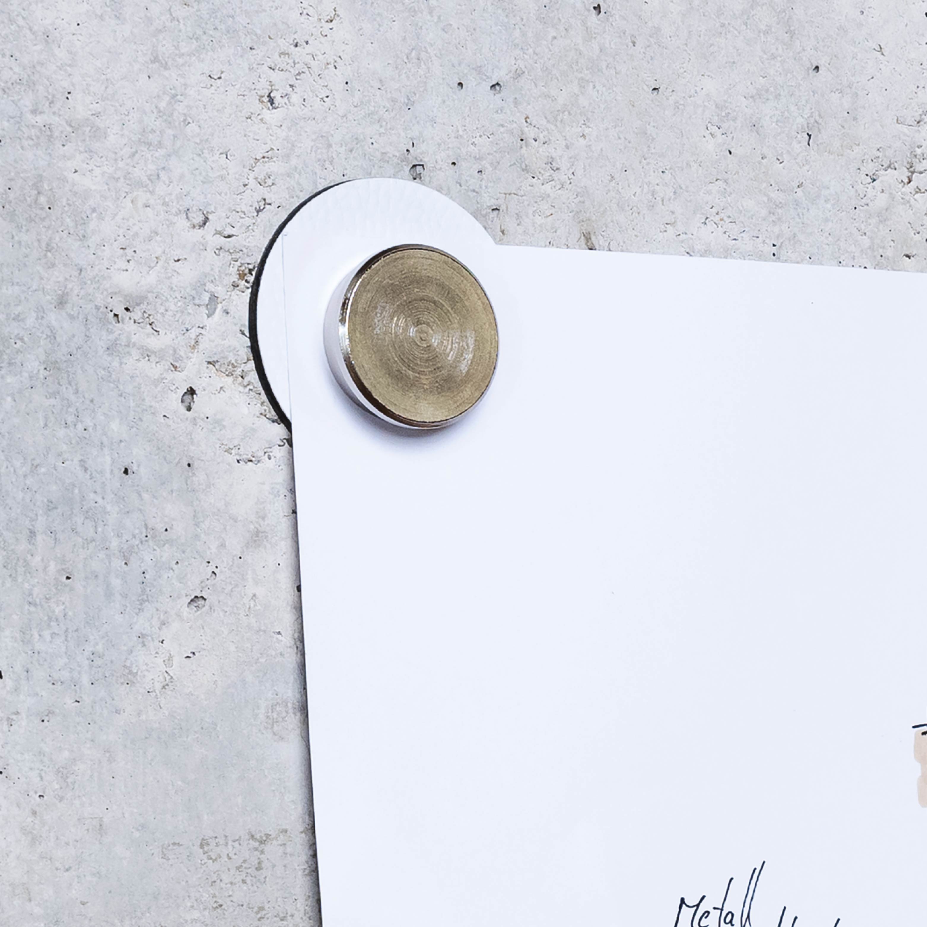 SMART Magnetic Push Pins with White Pads - Strong Hold for Whiteboards, Offices & Home Organization