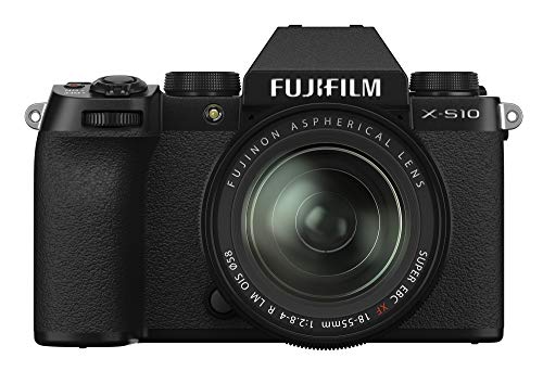 Fujifilm X-S10 Mirrorless Digital Camera with 26.1MP APS-C Sensor | 5-Axis IBIS | 4K Video | Compact & Lightweight for Travel, Vlogging & Photography