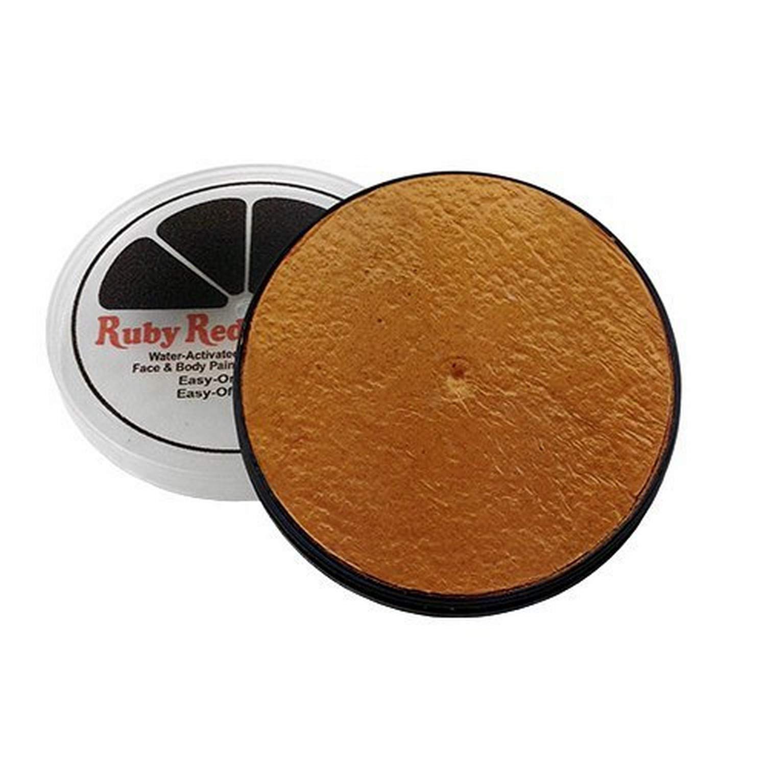 Ruby Red Metallic Copper Face Paint - 18 ML | Professional Makeup for Halloween, Cosplay & Theater Performances