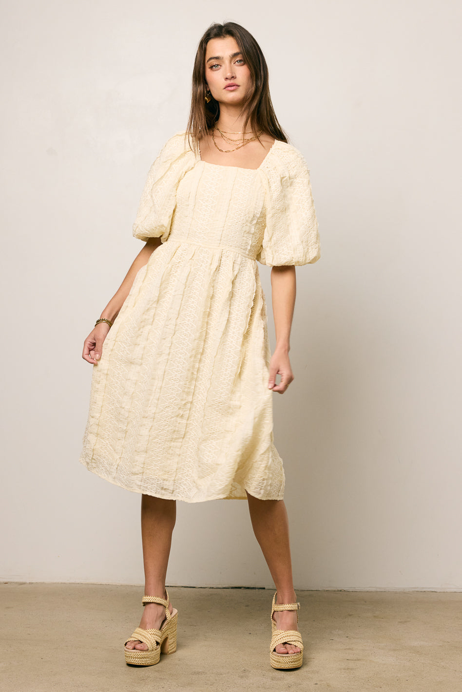 Gillie Textured Mini Dress for Women - Boho Chic Summer Outfit for Beach, Party & Date Night