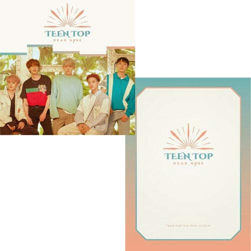 TEEN TOP [DEAR.N9NE] 9th Mini Album [DRIVE+JOURNEY] 2 Version SET - 2CDs + 88p Photo Book + Poster + Clear Photo Cards + Unit Photo Cards + Photo Seals + Tracking Code - Perfect for K-Pop Collectors and Gift Giving