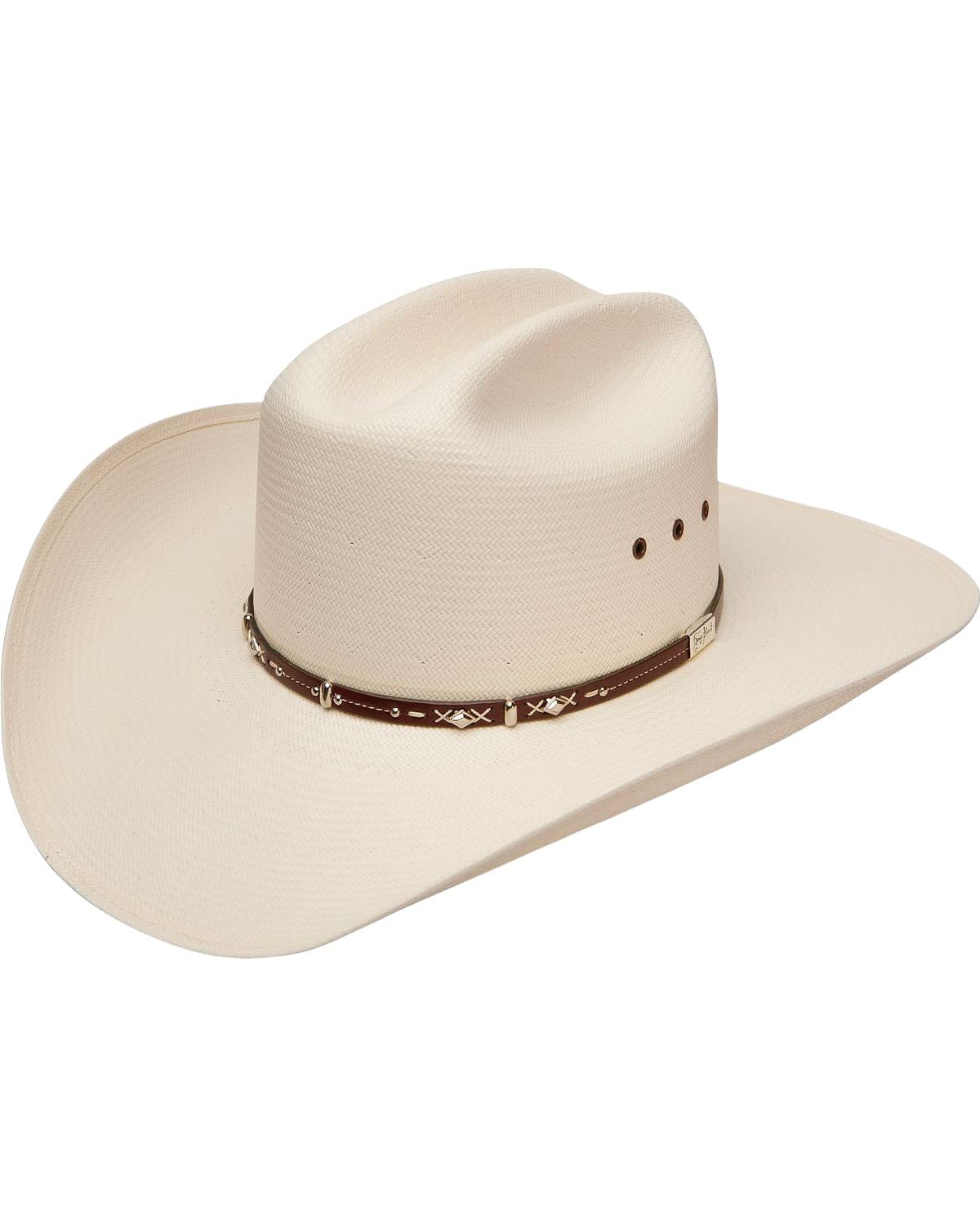 Resistol Unisex George Strait by Hazer 10X Straw Cowboy Hat - Rshaze-3042 | Western Style Sun Protection for Men & Women | Perfect for Rodeo, Country Music Festivals & Outdoor Adventures