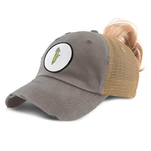 Grey Tan Circle Patch