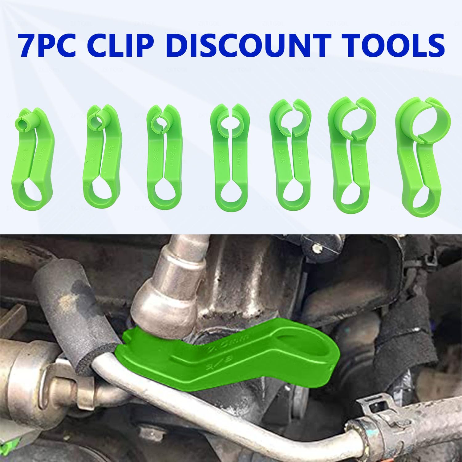 **ZKTOOL 25-Piece Quick Disconnect Tool Set - A/C, Fuel & Transmission Line Disconnect Kit for Mechanics - Compatible with Ford, Chevy, GM & More - Perfect for Auto Repair & Maintenance**