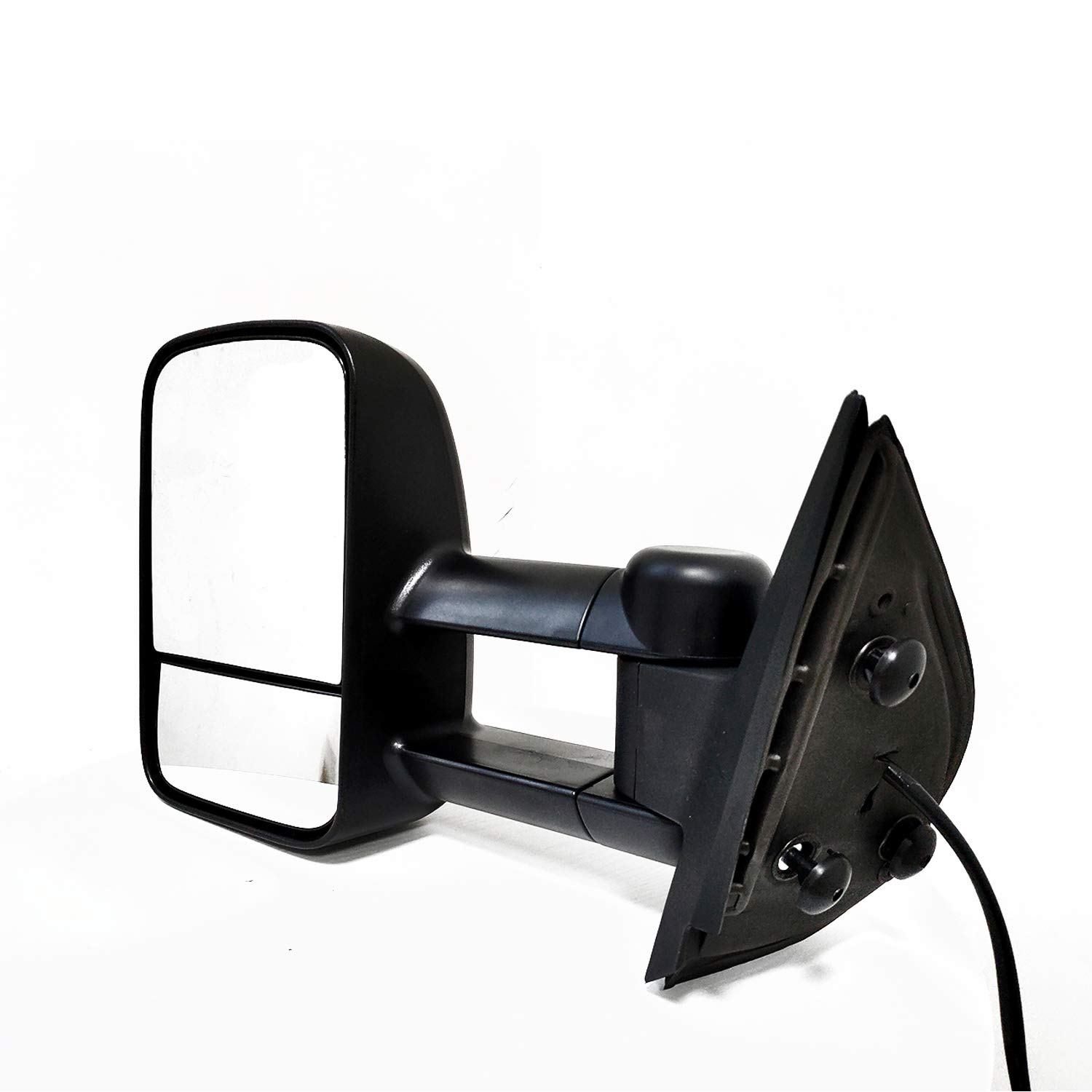 AERDM Power Heated Towing Mirrors for 2007-2014 Chevy Silverado & GMC Sierra - Black Side Mirrors with Arrow Signal Light & Dual Glass (LH/RH) - Perfect for Trailering, Towing Boats/Campers, and Enhanced Night Driving Safety