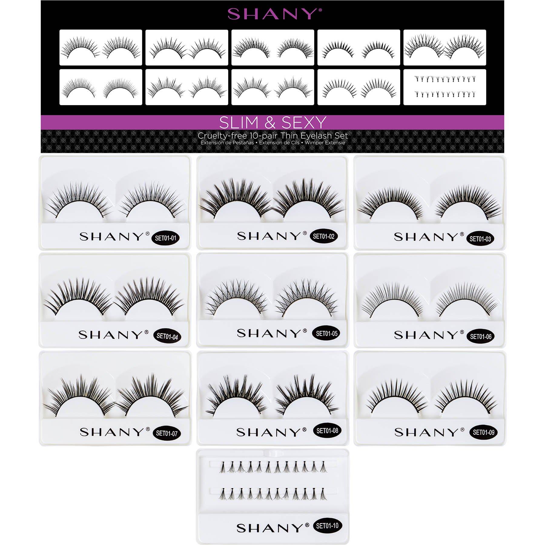10 Pairs Reusable False Eyelashes Set - Natural & Dramatic Lashes for Day & Night Makeup - Perfect for Parties, Weddings, and Special Occasions
