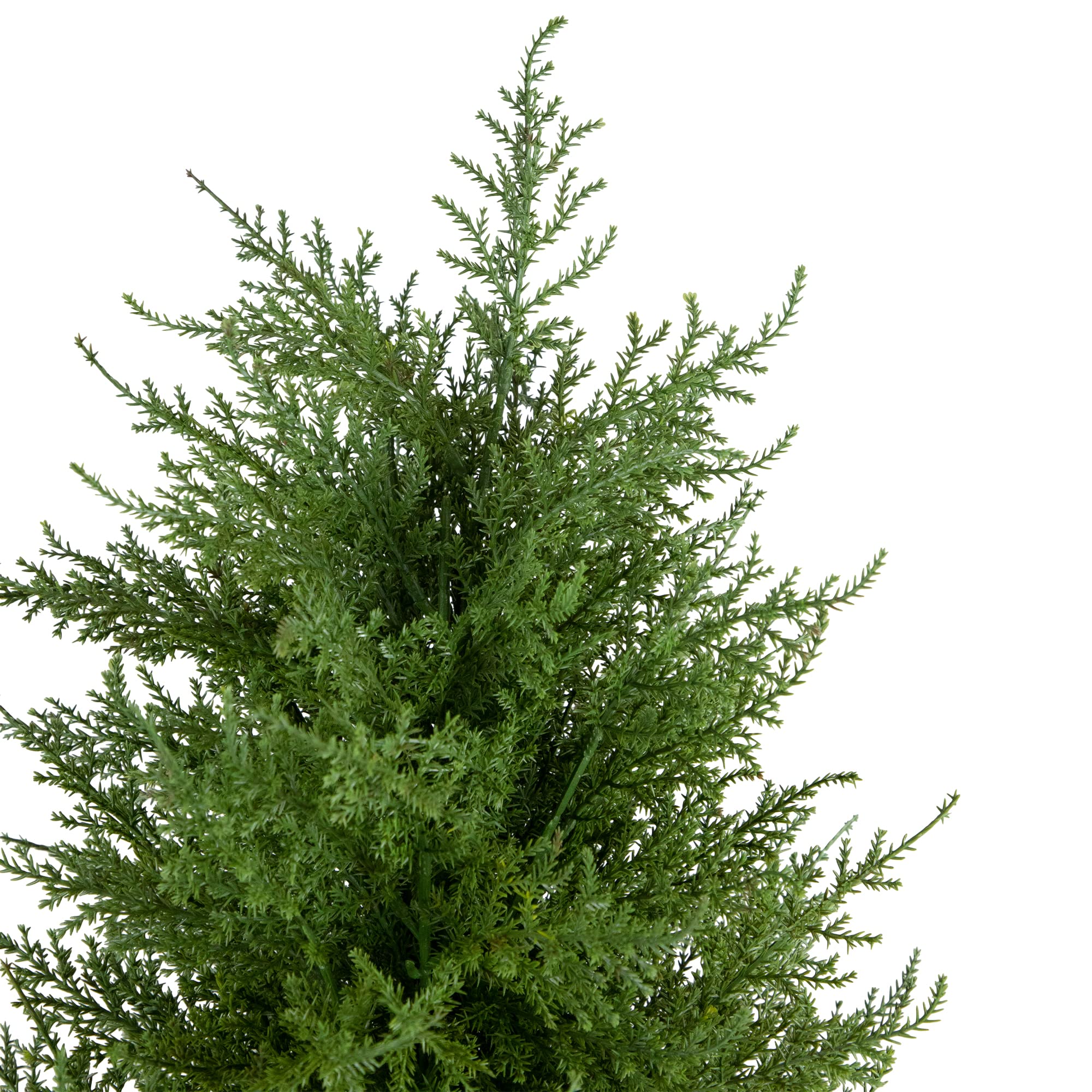 Northlight 3ft Artificial Cedar Pine Petite Arborvitae Tree in Round Pot - Unlit Green Faux Evergreen for Home Decor, Office, and Holiday Display