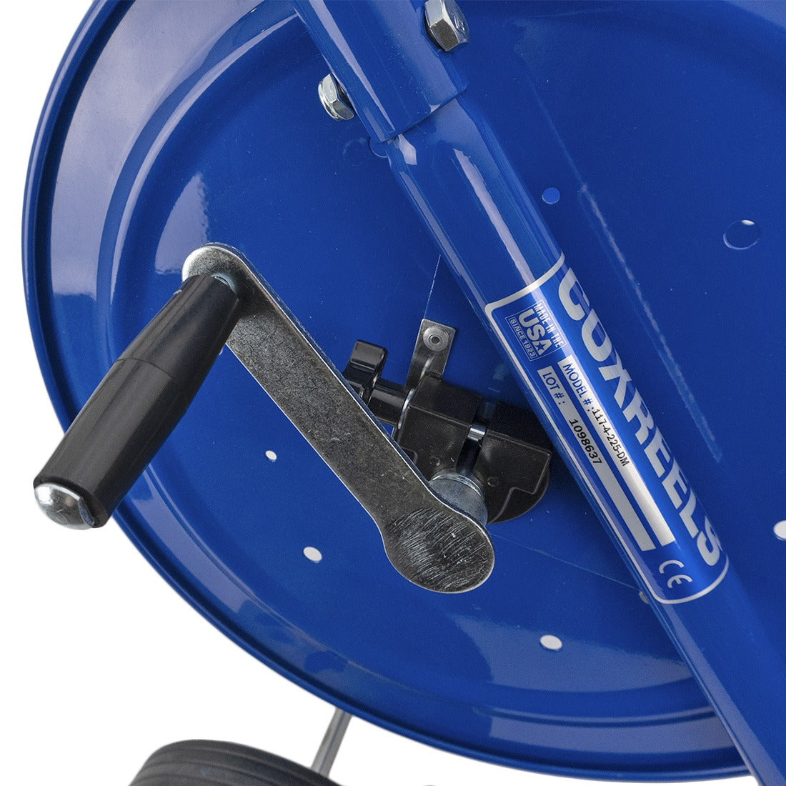 Coxreels 1125 Series Industrial Hose Reel - Heavy Duty Air, Water & Chemical Hose Reel for Garage, Workshop & Outdoor Use
