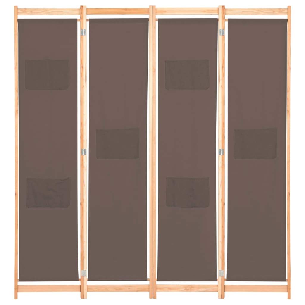 vidaXL 4-Panel Folding Room Divider Screen - 62.9