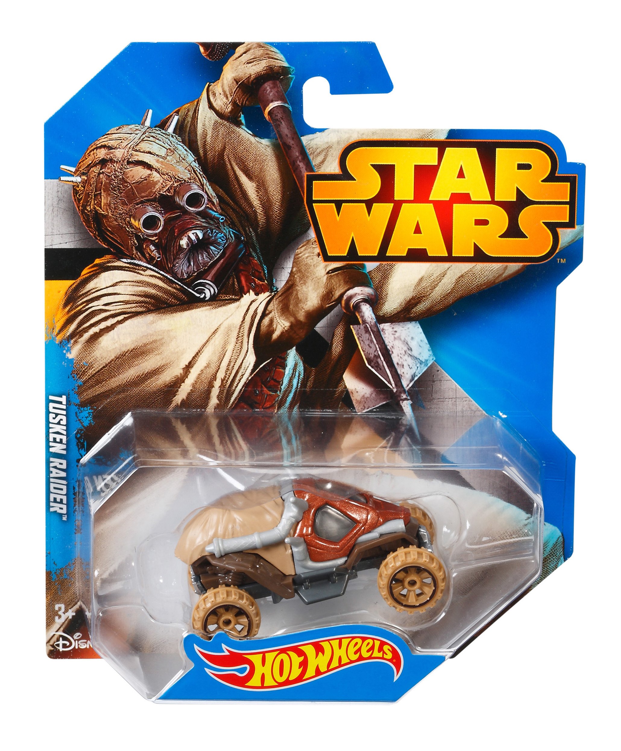 Hot Wheels Star Wars Tusken Raider Character Car - Die-Cast Vehicle Toy for Kids & Collectors - Perfect for Play, Display & Star Wars Themed Collections
