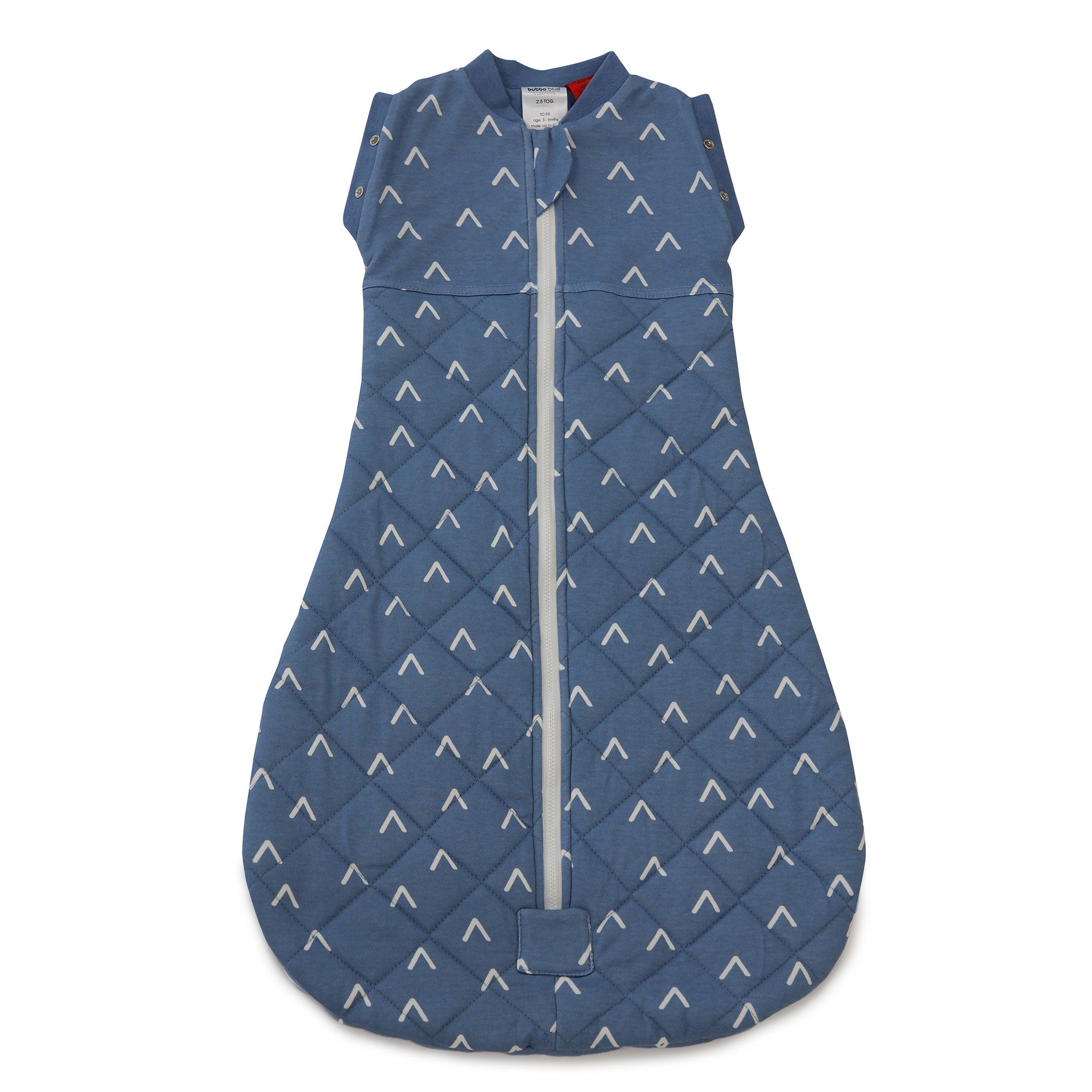 Nordic 2.5 TOG Swaddle Sleep Bag for Babies - Soft Denim Baby Sleeping Sack - Perfect for Nursery, Daycare & Travel