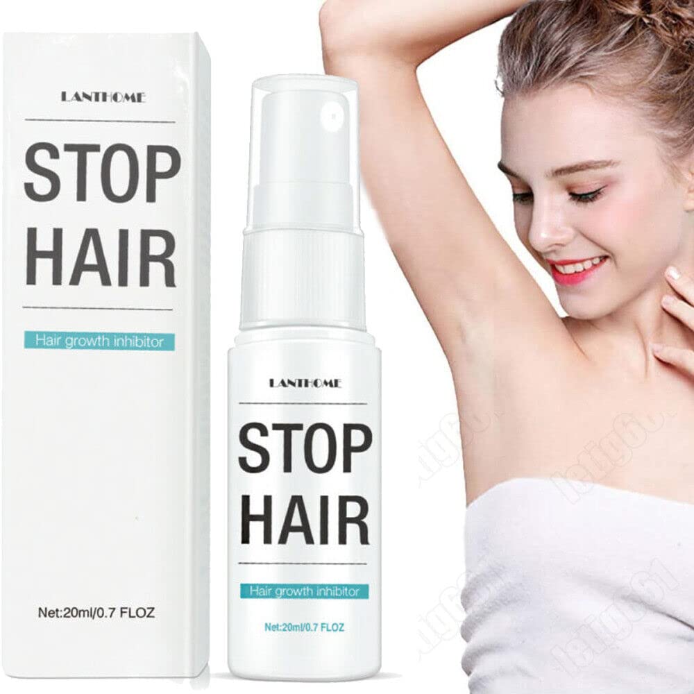 20ml Permanent Hair Removal Spray - Stop Hair Growth Inhibitor for Men & Women | Painless At-Home Hair Removal for Smooth Skin