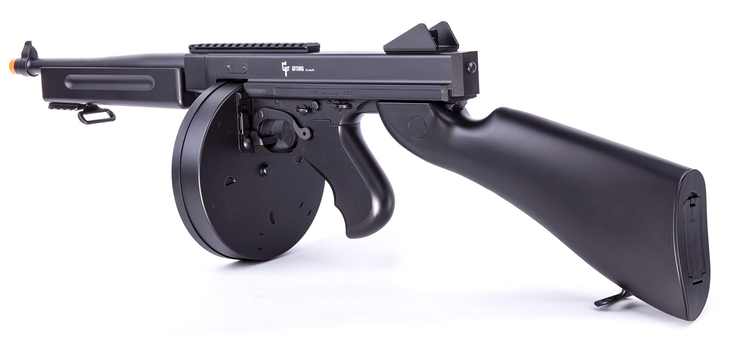 Game Face ASRGTH Electric Full/Semi-Auto Airsoft Submachine Gun - Tactical Airsoft Rifle for Outdoor Skirmishes & Target Practice