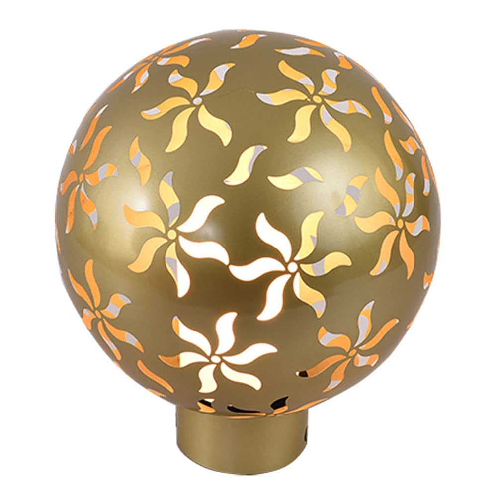 XLBHLH Stainless Steel Outdoor Pathway Lights - Waterproof Carved Garden Walkway Lights for Christmas, Valentine's Day, Patio, Yard & Landscape Lighting
