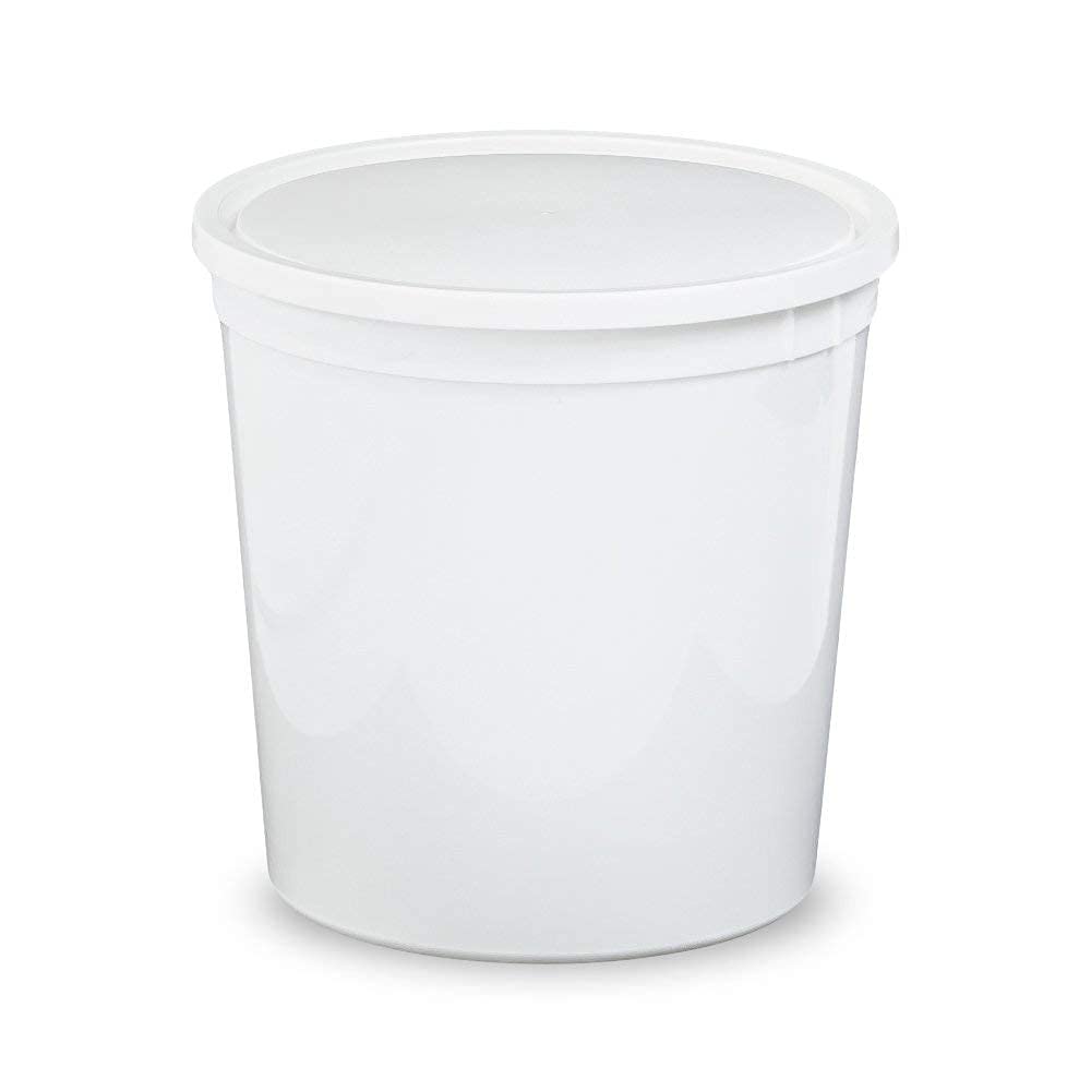 84 oz (2/3 Gallon) BPA-Free Plastic Food Storage Containers with Lids - Microwave & Freezer Safe Round Meal Prep Containers - 100 Pack for Kitchen Organization, Meal Prepping & Leftovers