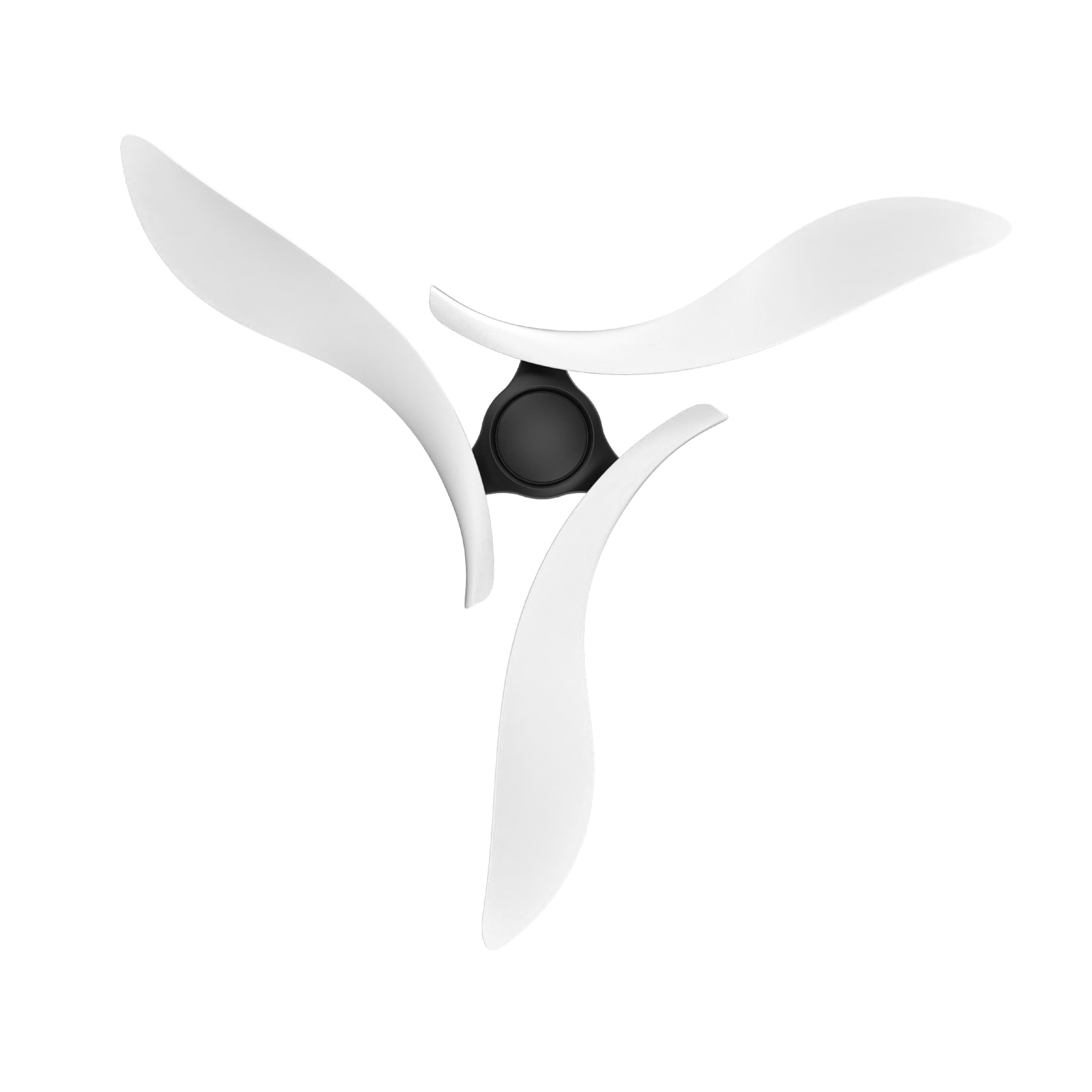 54 DC Motor 6 Speed Black Ceiling Fan - Energy Efficient Quiet Operation for Bedroom, Living Room & Office