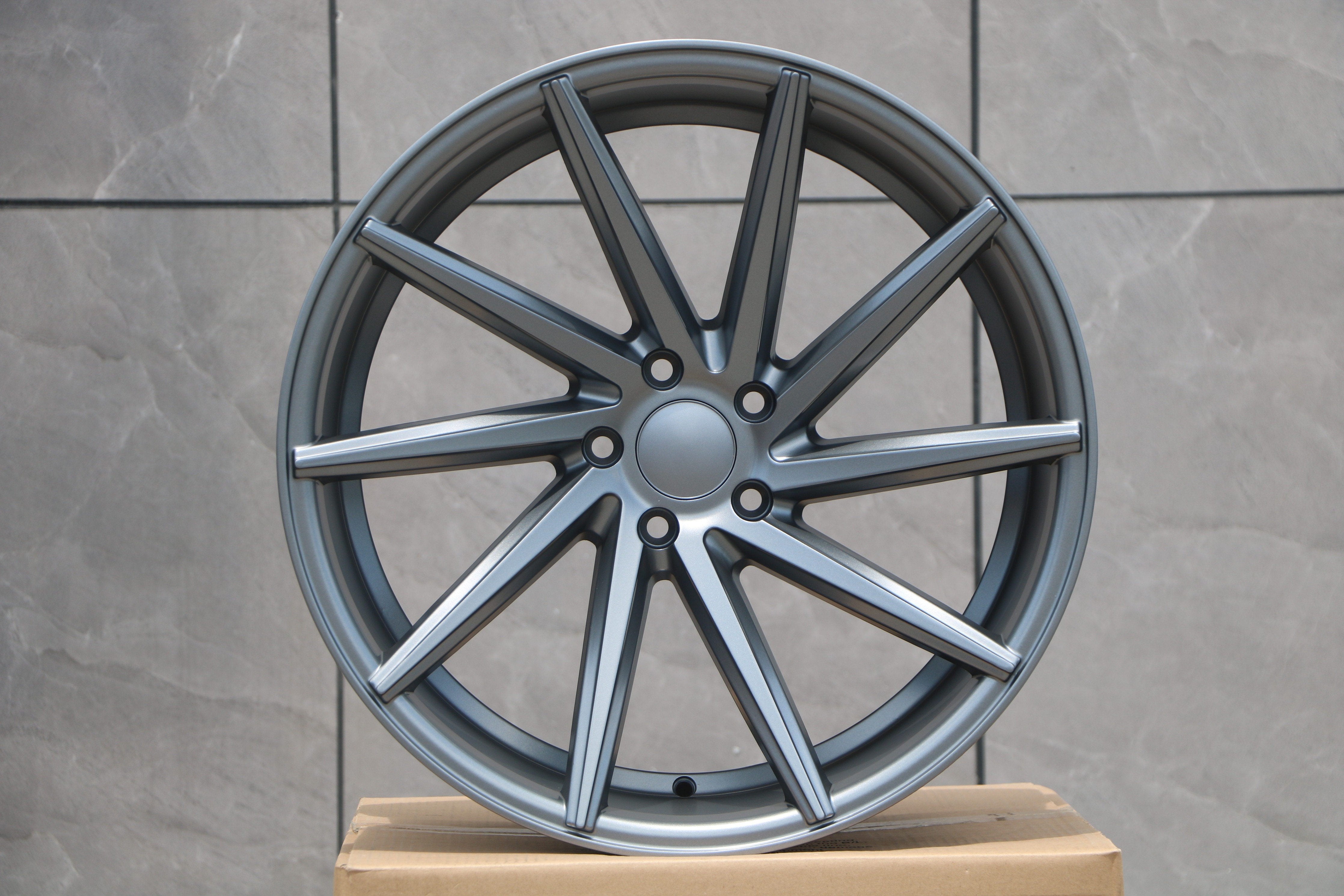 19-Inch Swirl Style Alloy Wheels - Premium Car Rims for Sedans & SUVs - Enhance Your Vehicle's Style & Performance for Street Driving & Car Shows