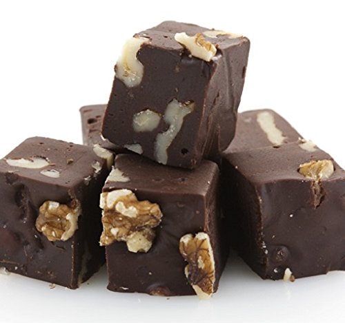 Delicious Chocolate Walnut Fudge - Smooth & Creamy 6 Pound Loaf - Perfect for Gifts, Holiday Treats & Dessert Platters