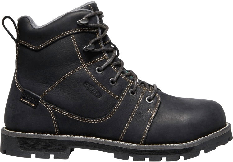 Keen Seattle Women's Size 6 Waterproof Steel Toe Work Boots - OSHA Approved Safety Shoes for Construction, Warehouse & Outdoor Work (Model 1022104)