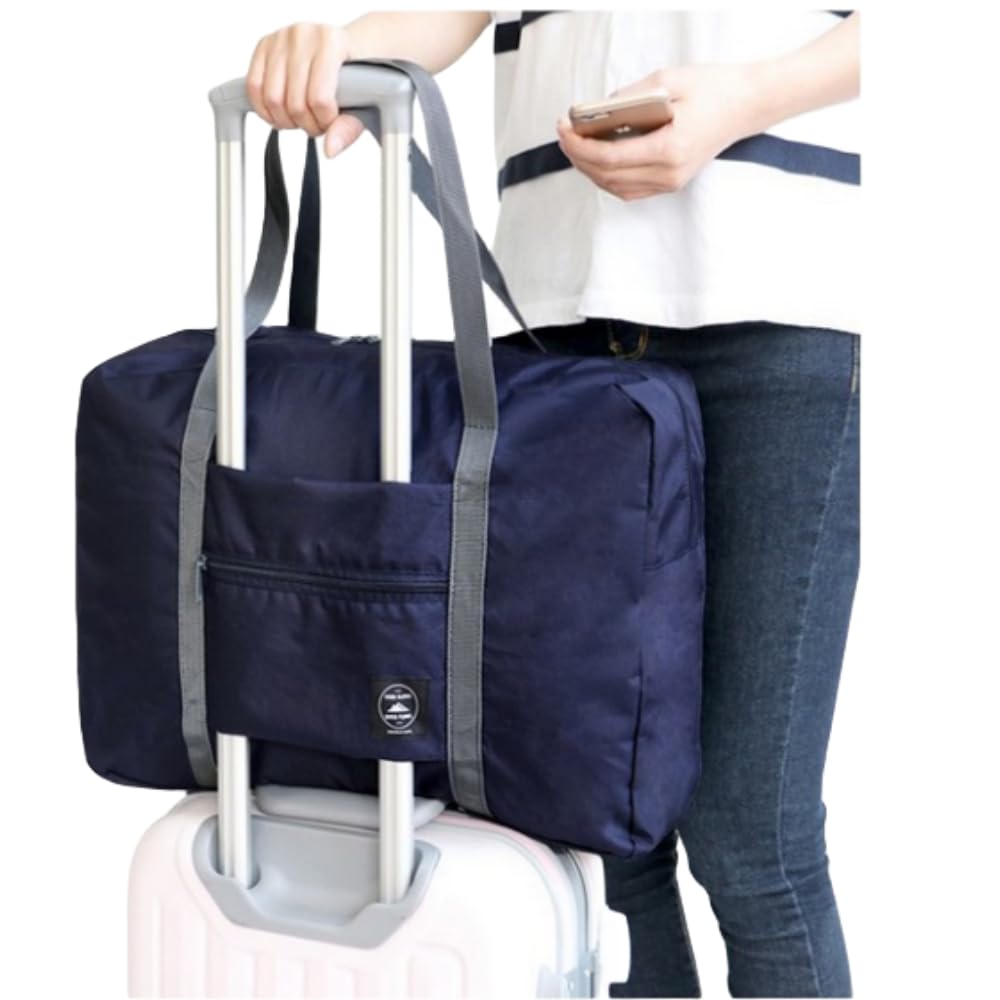 Women's Large Travel Tote Bag - Gym Weekender Overnight Bag with Hidden Pockets, 2-Pack (Hidden Green) - Perfect for Sports, Beach, Workout & Hospital Visits