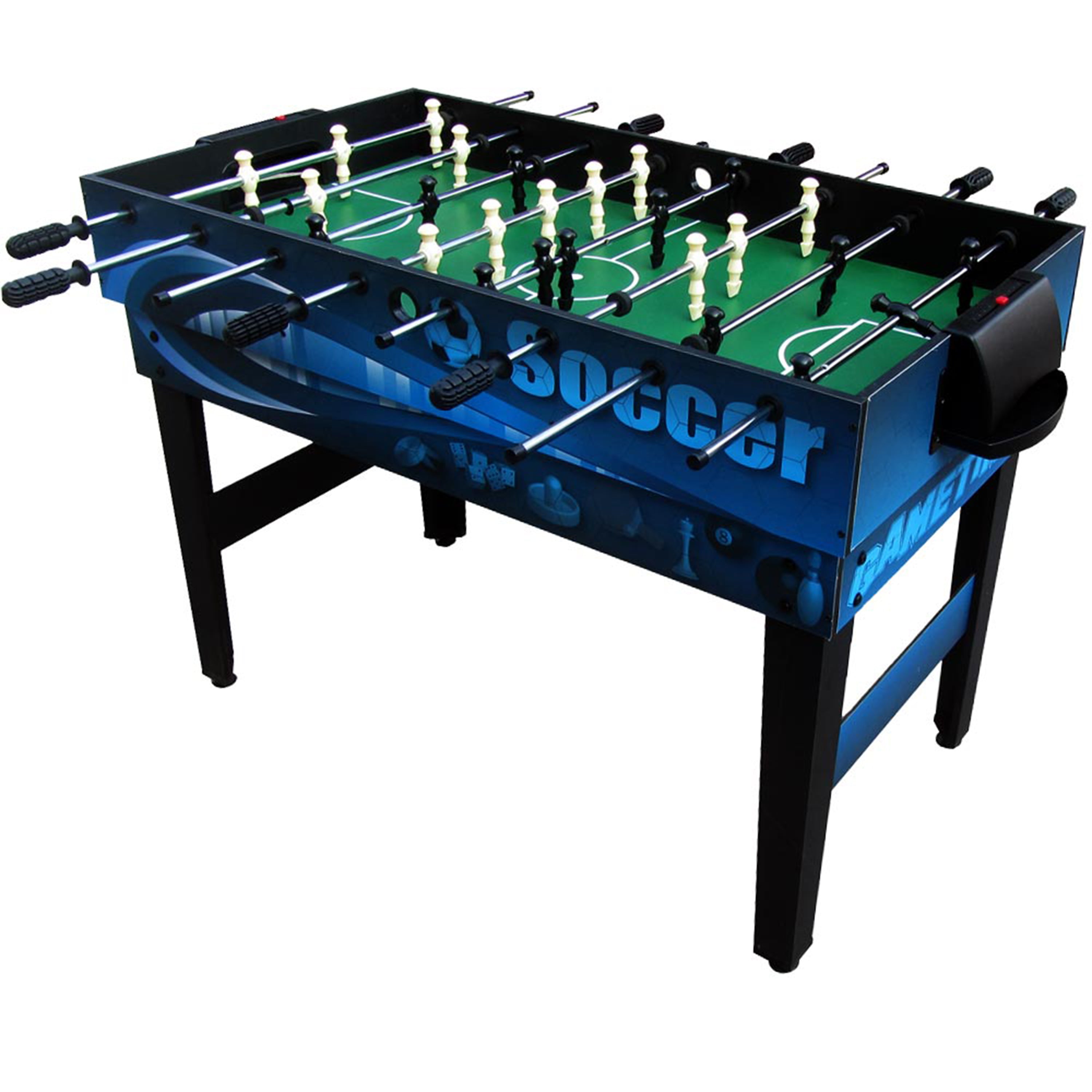 10-in-1 Multi Game Table Set for Indoor & Outdoor Fun - 49.5 Inch Classic Board Games Collection - Perfect for Family Game Nights, Parties, and Backyard Entertainment