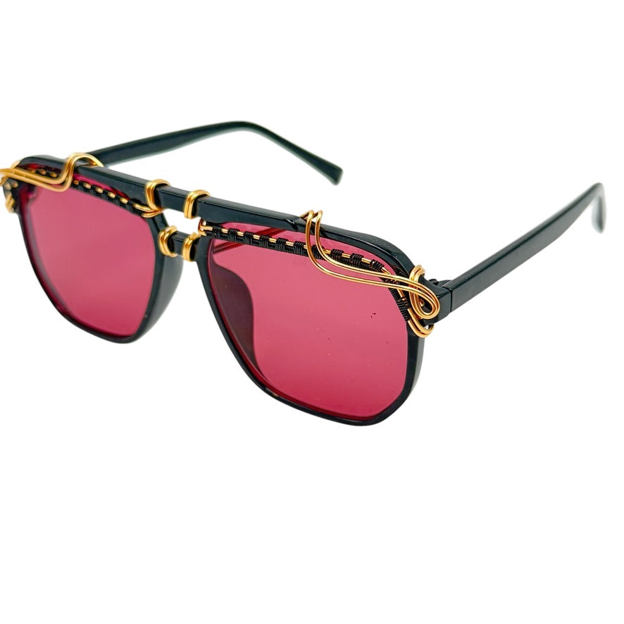 New RUBY AVIATOR Sunglasses - Polarized UV Protection - Classic Retro Style for Men & Women - Perfect for Driving, Travel and Outdoor Activities
