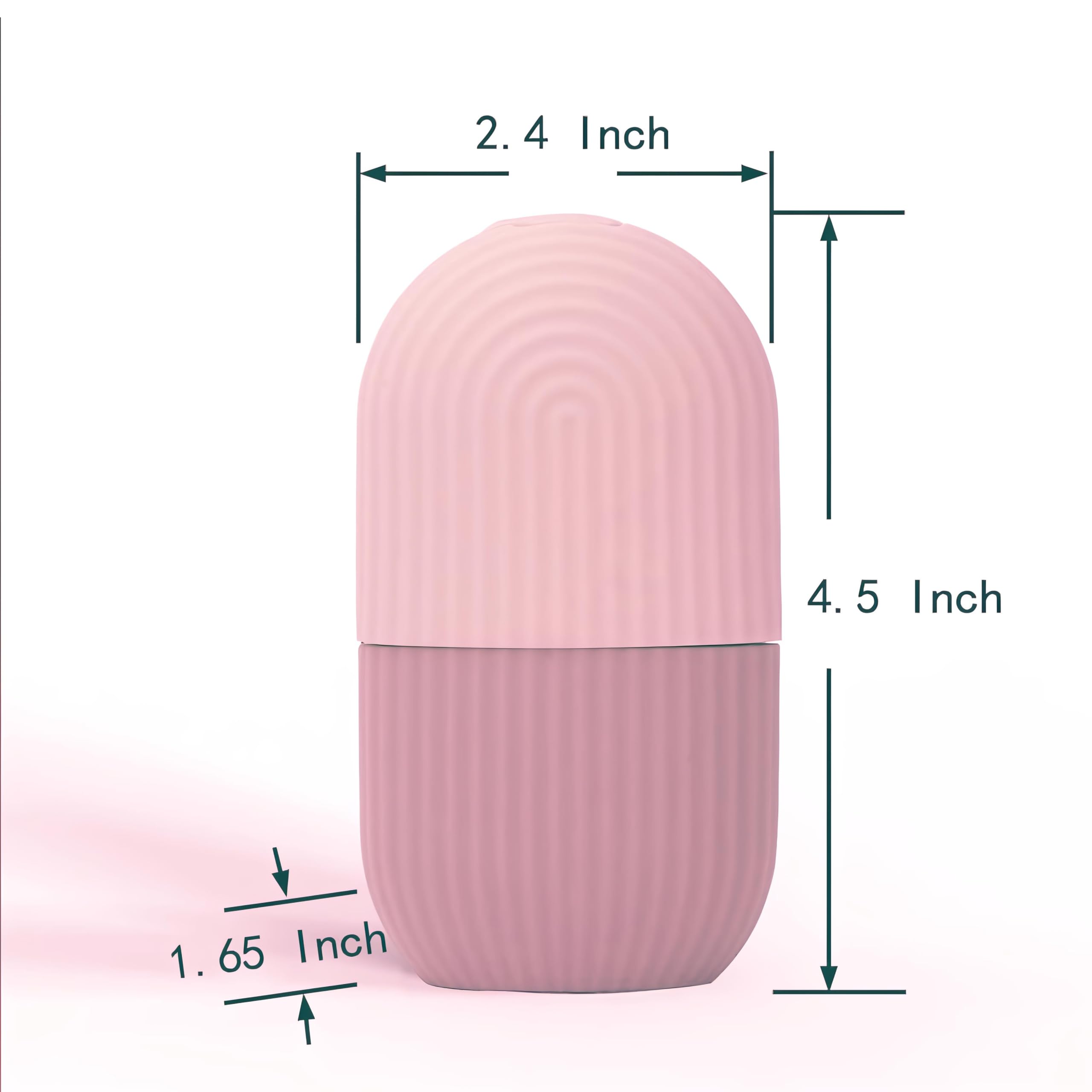 Ice Roller for Face Massage - Reusable & Unbreakable Face Ice Roller for Men & Women | Reduces Puffy Eyes & Promotes Glowing Skin | Perfect for Morning Routine, Post-Workout Recovery & Skincare Therapy (Pack of 1)