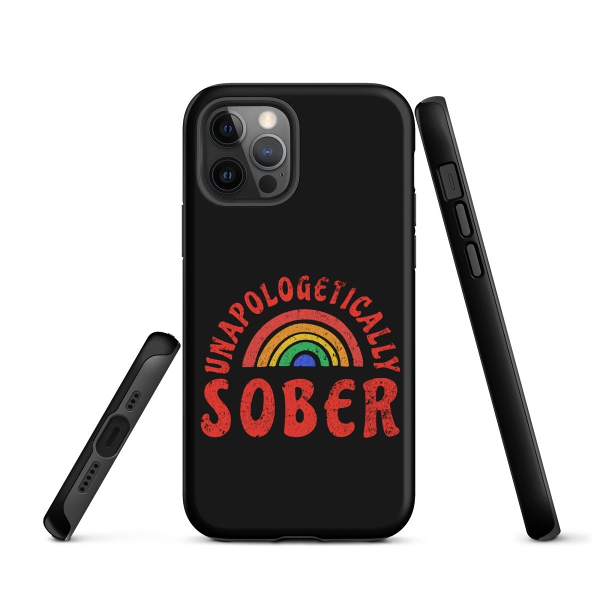 Rainbow iPhone Case - Colorful Protective Cover for iPhone 12/13/14/15 - Shatterproof & Stylish Design - Perfect for Pride Events, LGBTQ+ Support & Everyday Use